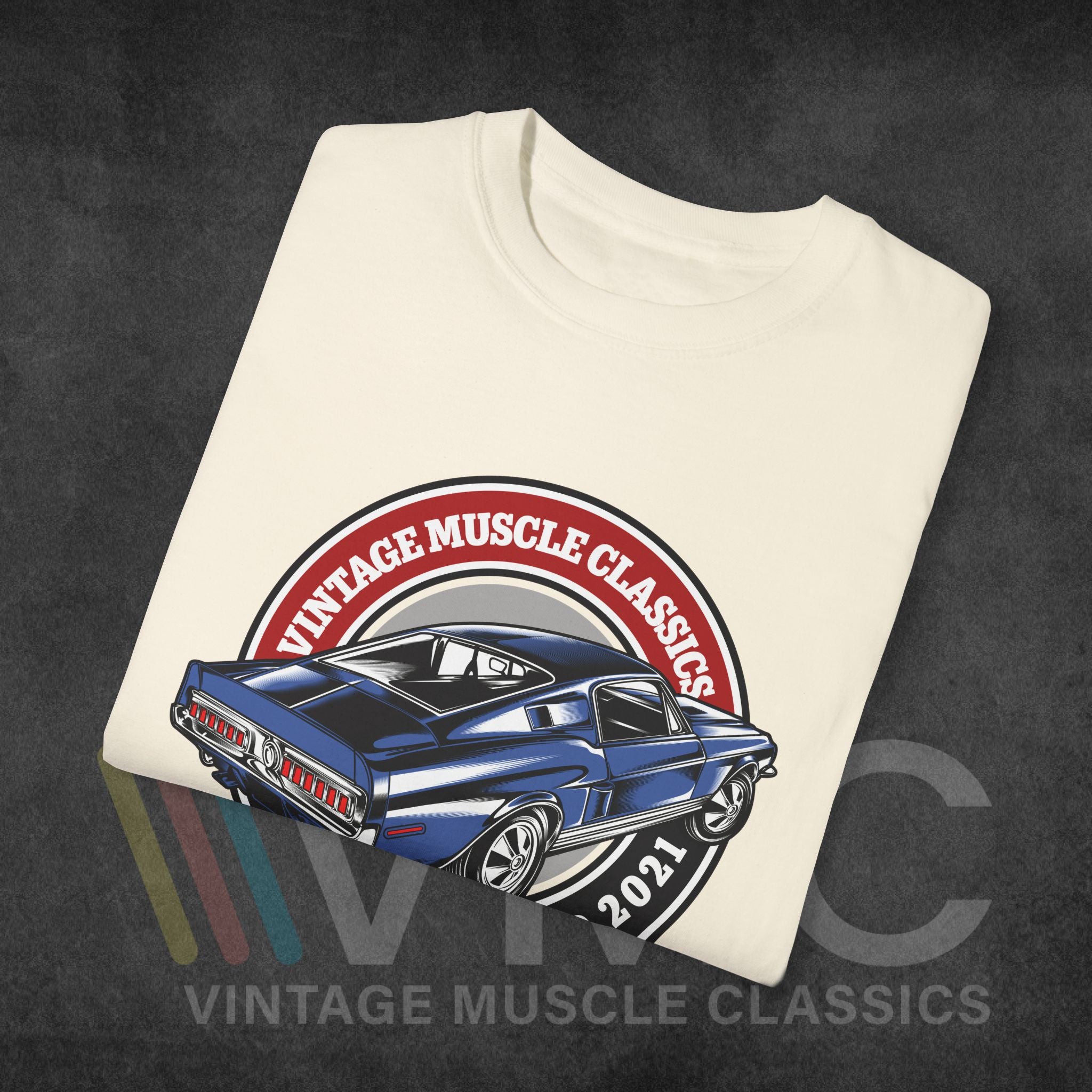 Vintage Muscle Classics - Unisex Garment-Dyed T-shirt