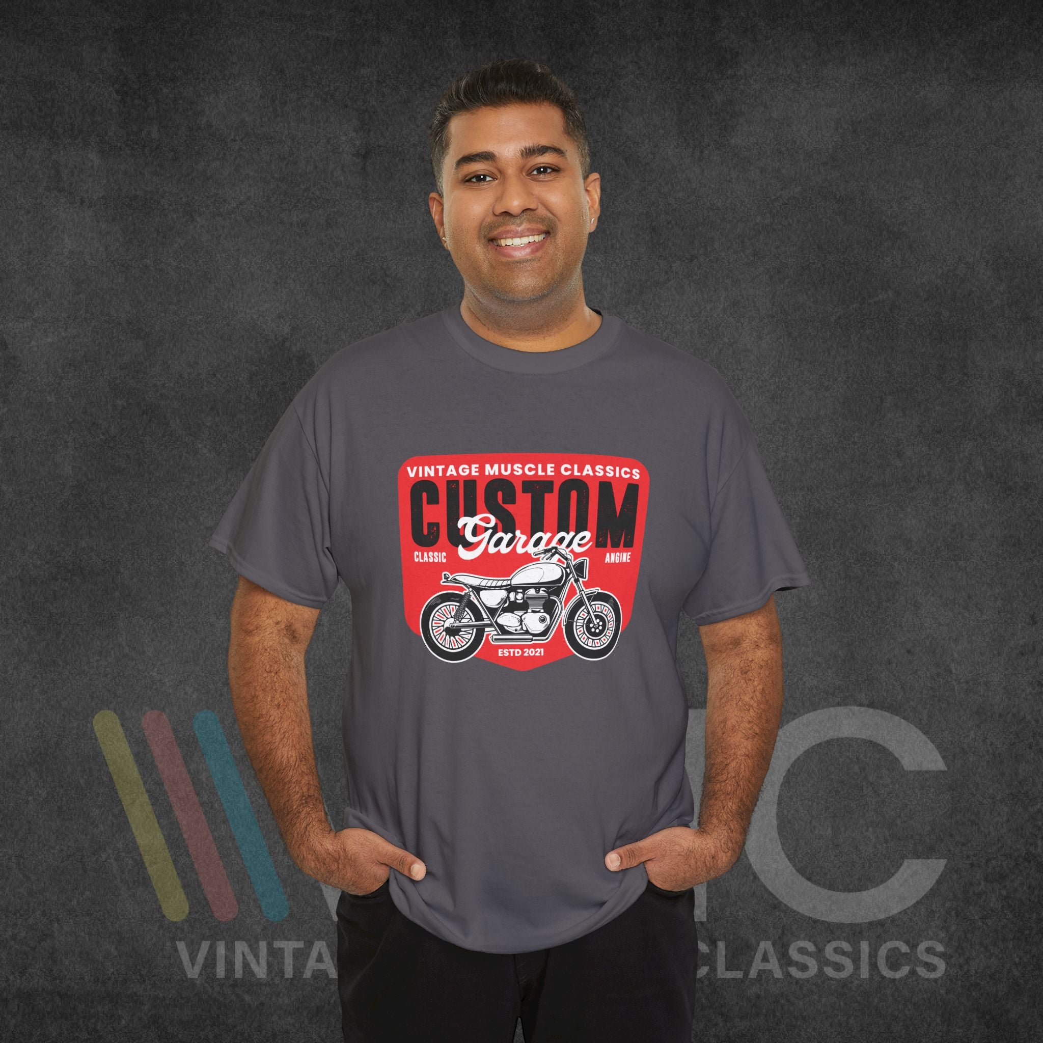 CMV Motorcycle - Unisex Heavy Cotton Tee