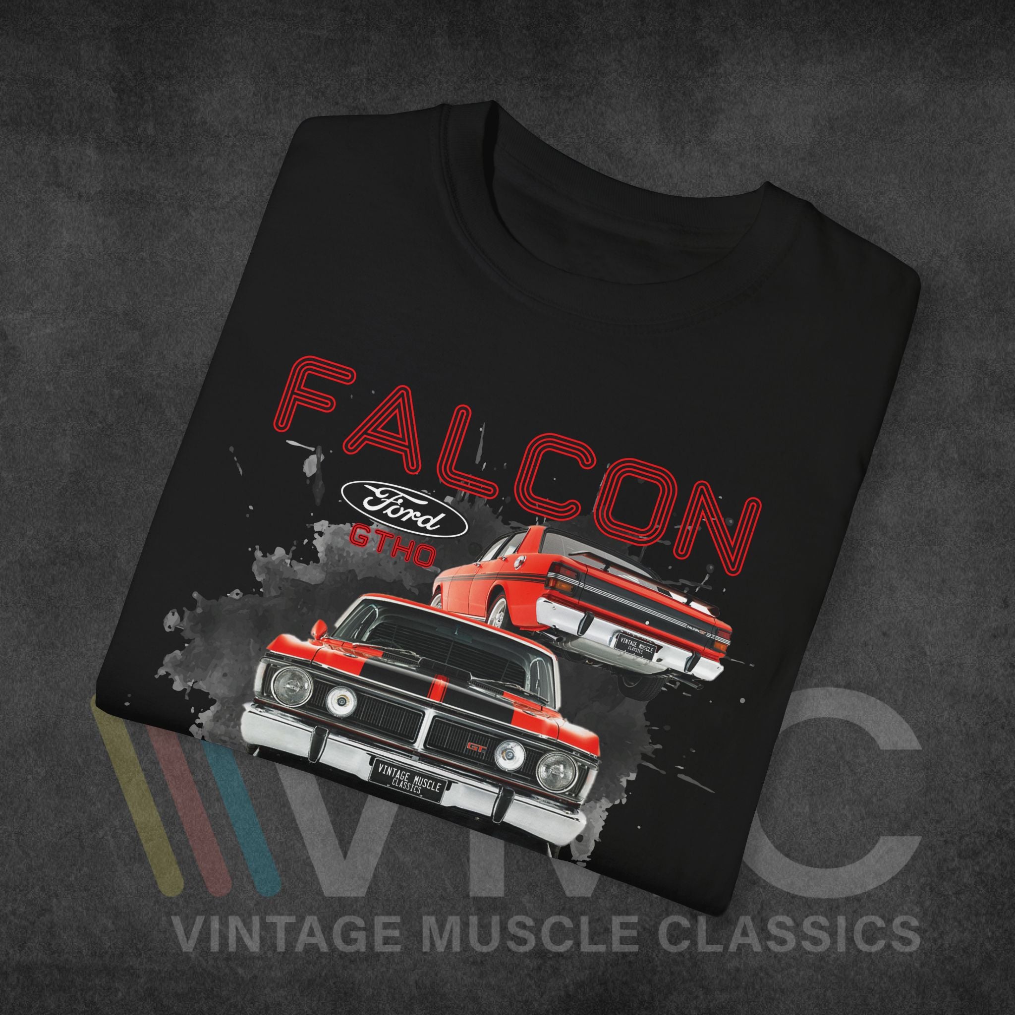 FALCON XY - Unisex Garment-Dyed T-shirt