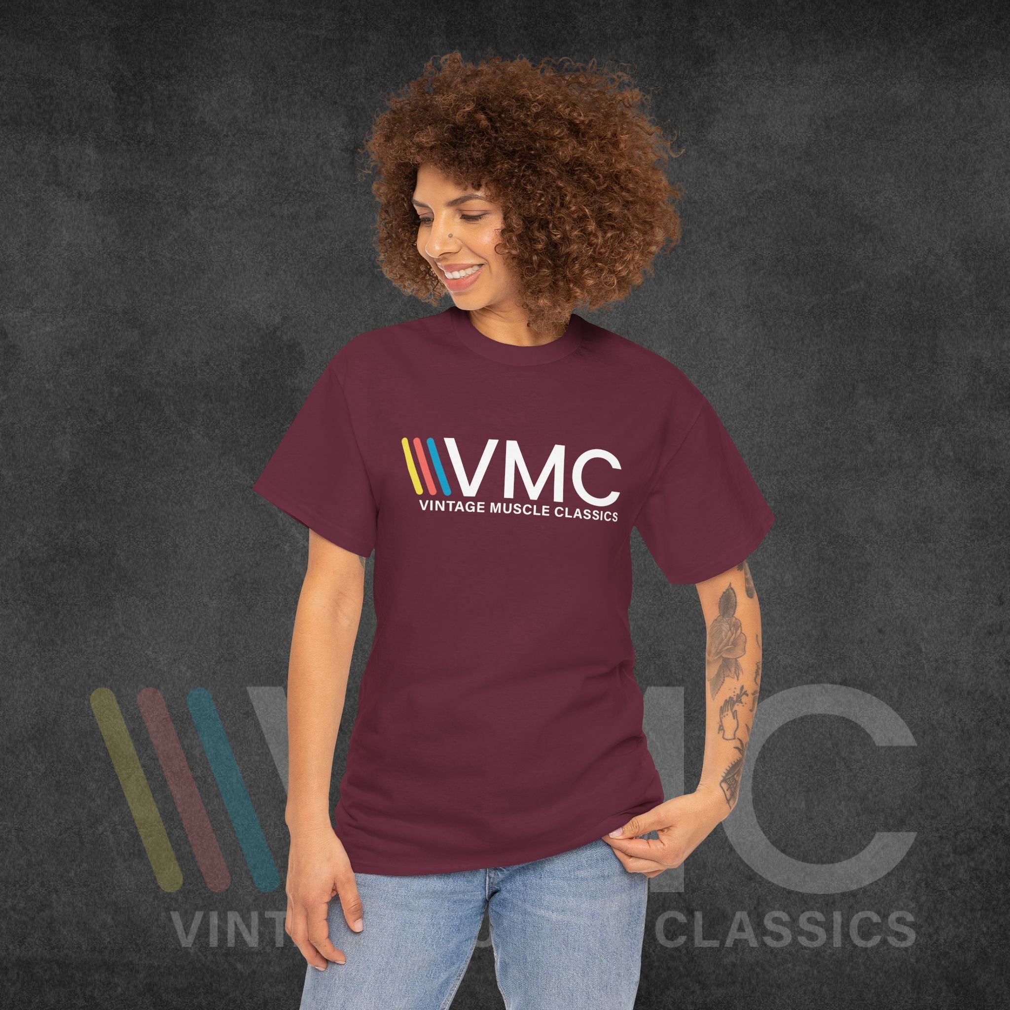 Vintage Muscle Classics - Unisex Heavy Cotton Tee