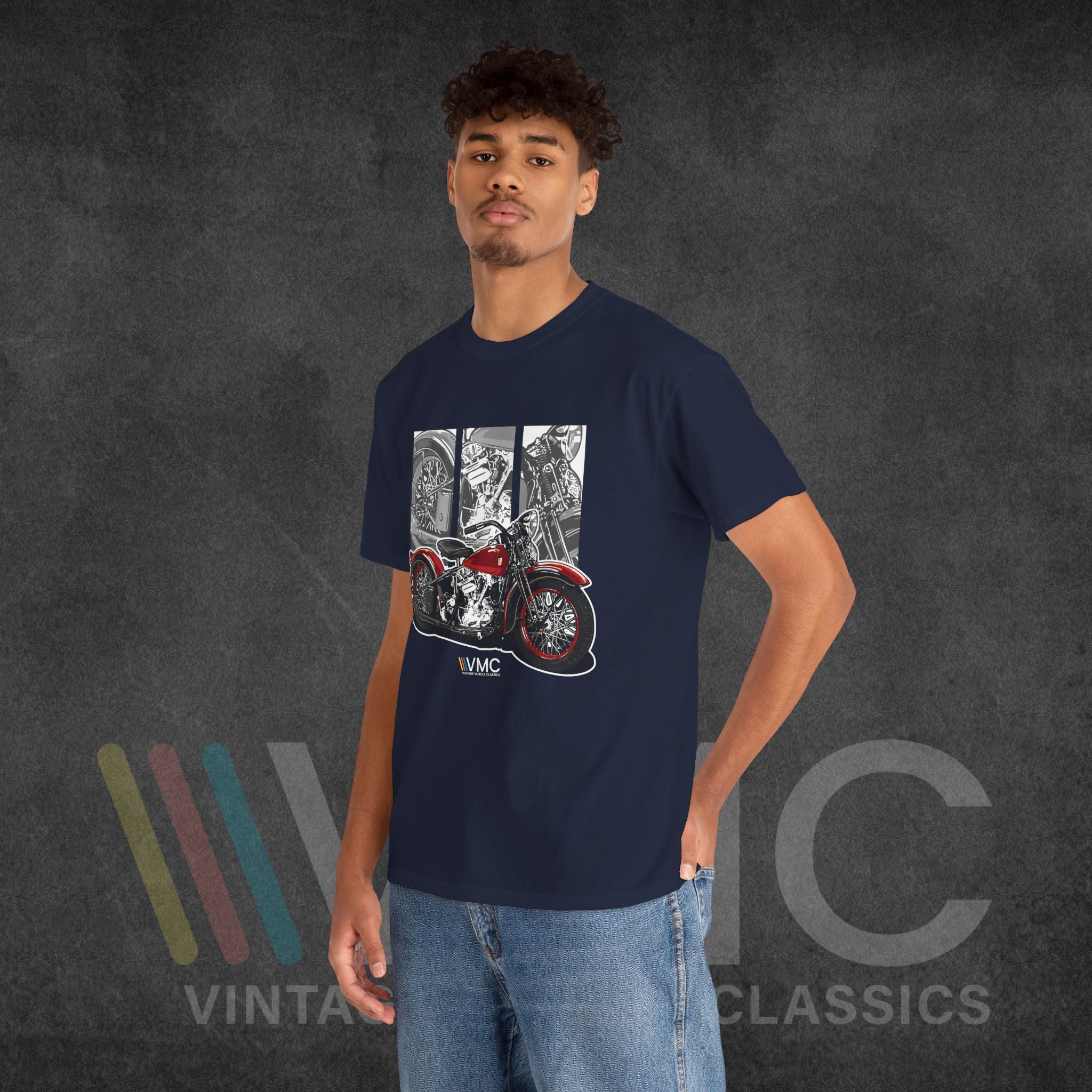 Classic Motorcycle - Unisex Heavy Cotton Tee