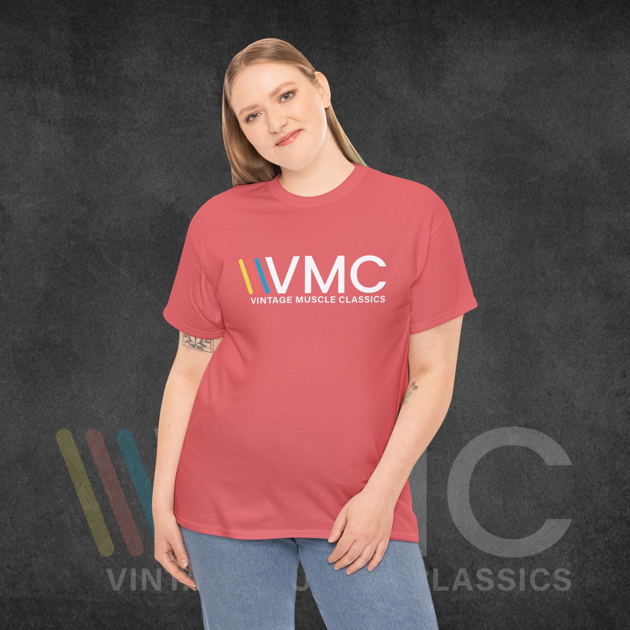 Vintage Muscle Classics - Unisex Heavy Cotton Tee