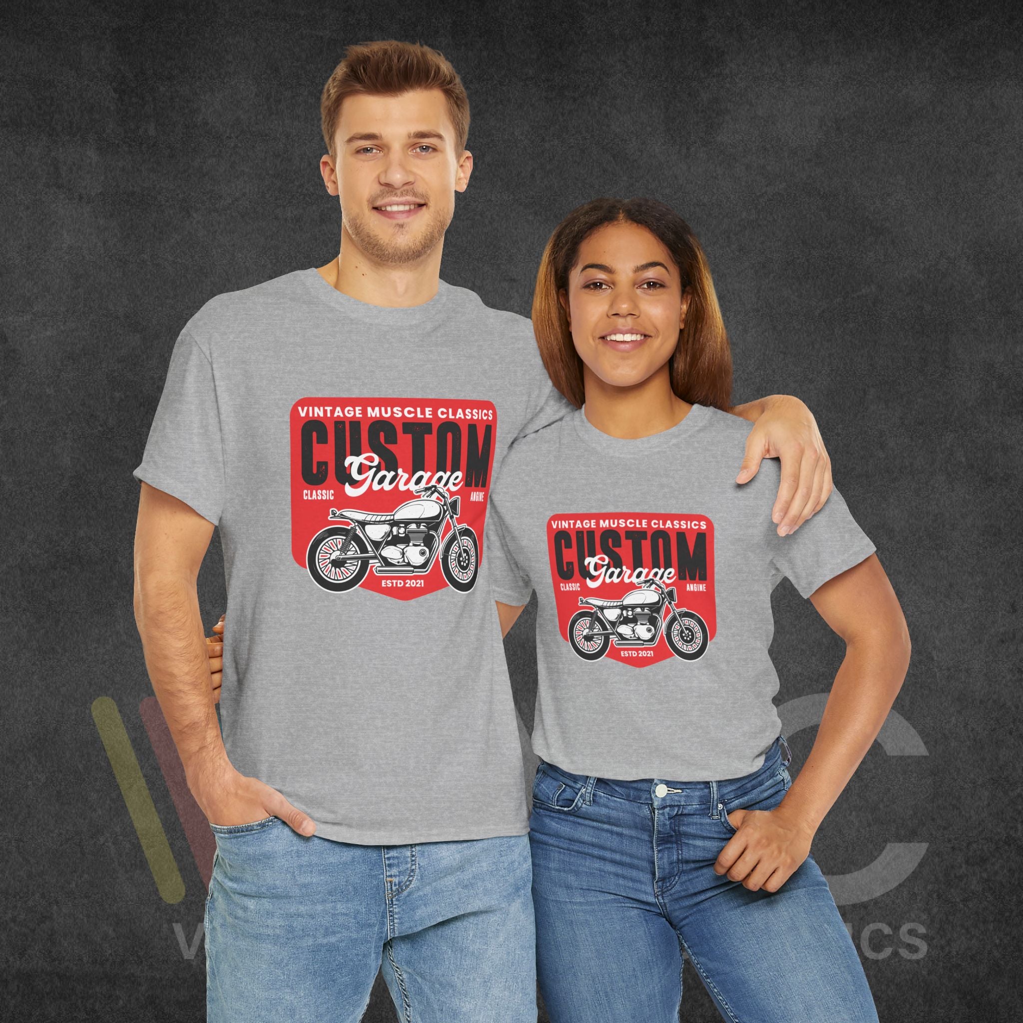 CMV Motorcycle - Unisex Heavy Cotton Tee