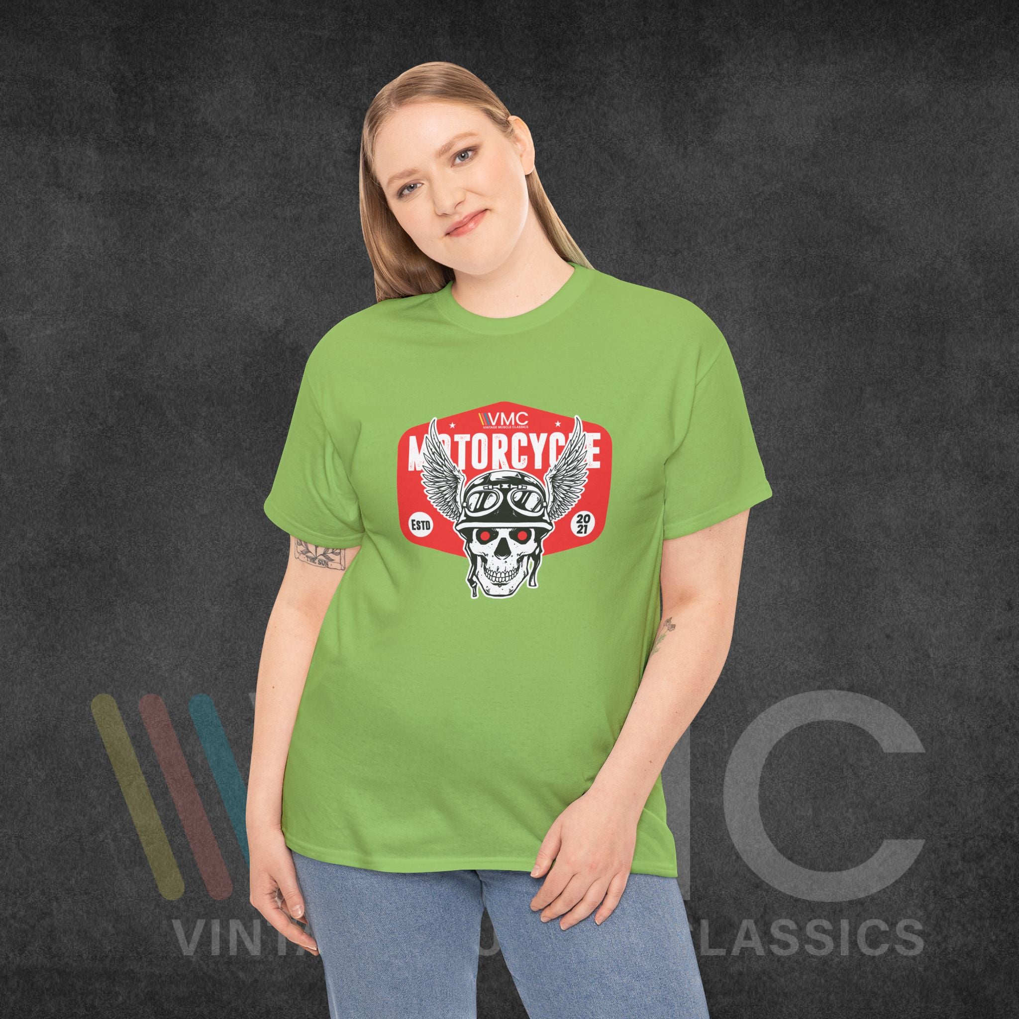 VMC Motorcycle - Unisex Heavy Cotton Tee