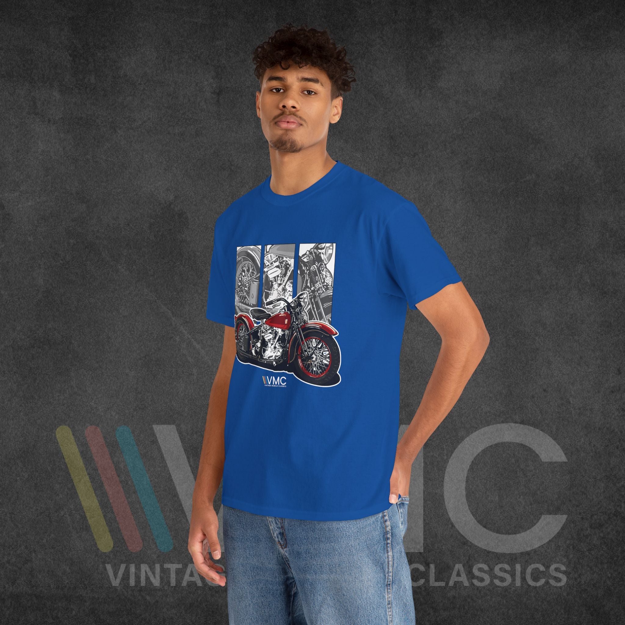 Classic Motorcycle - Unisex Heavy Cotton Tee