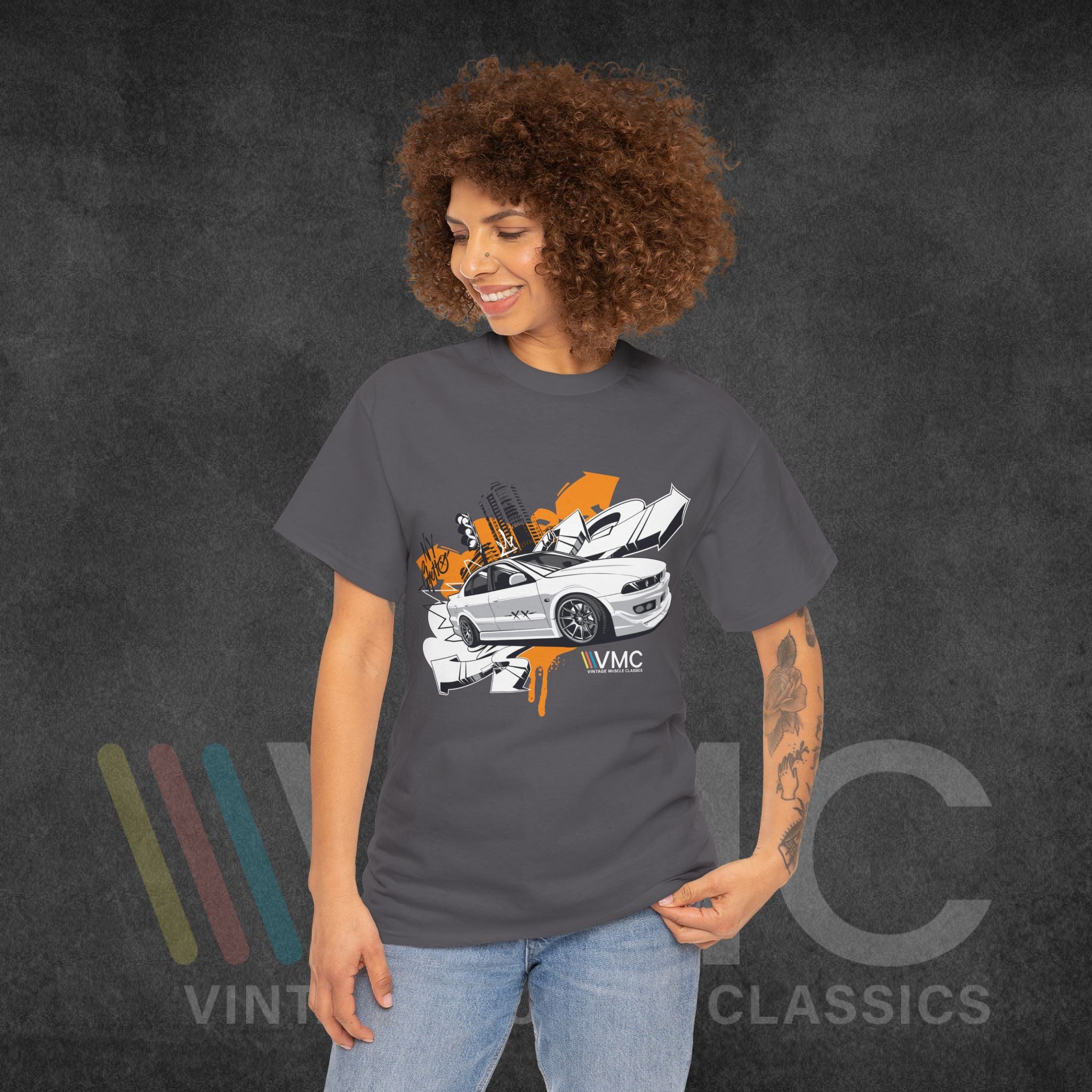 Skyline Drift - Unisex Heavy Cotton Tee