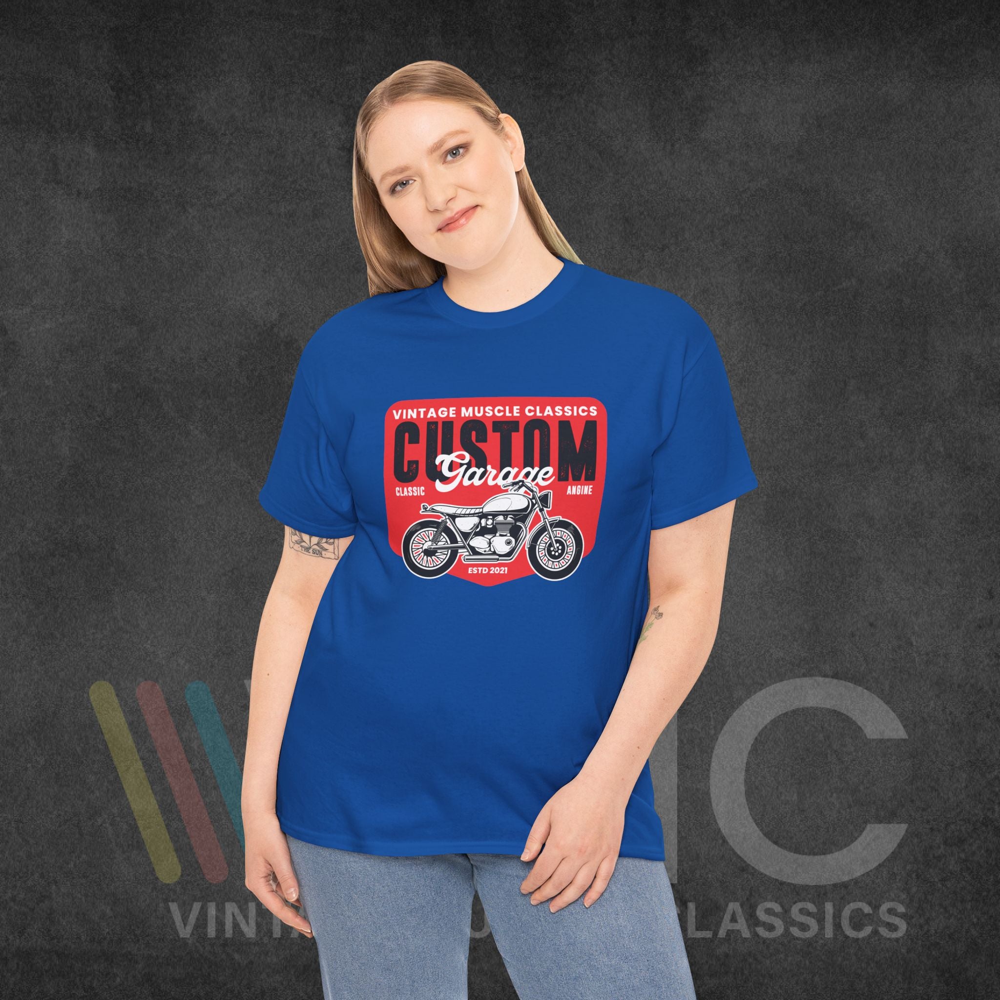 CMV Motorcycle - Unisex Heavy Cotton Tee