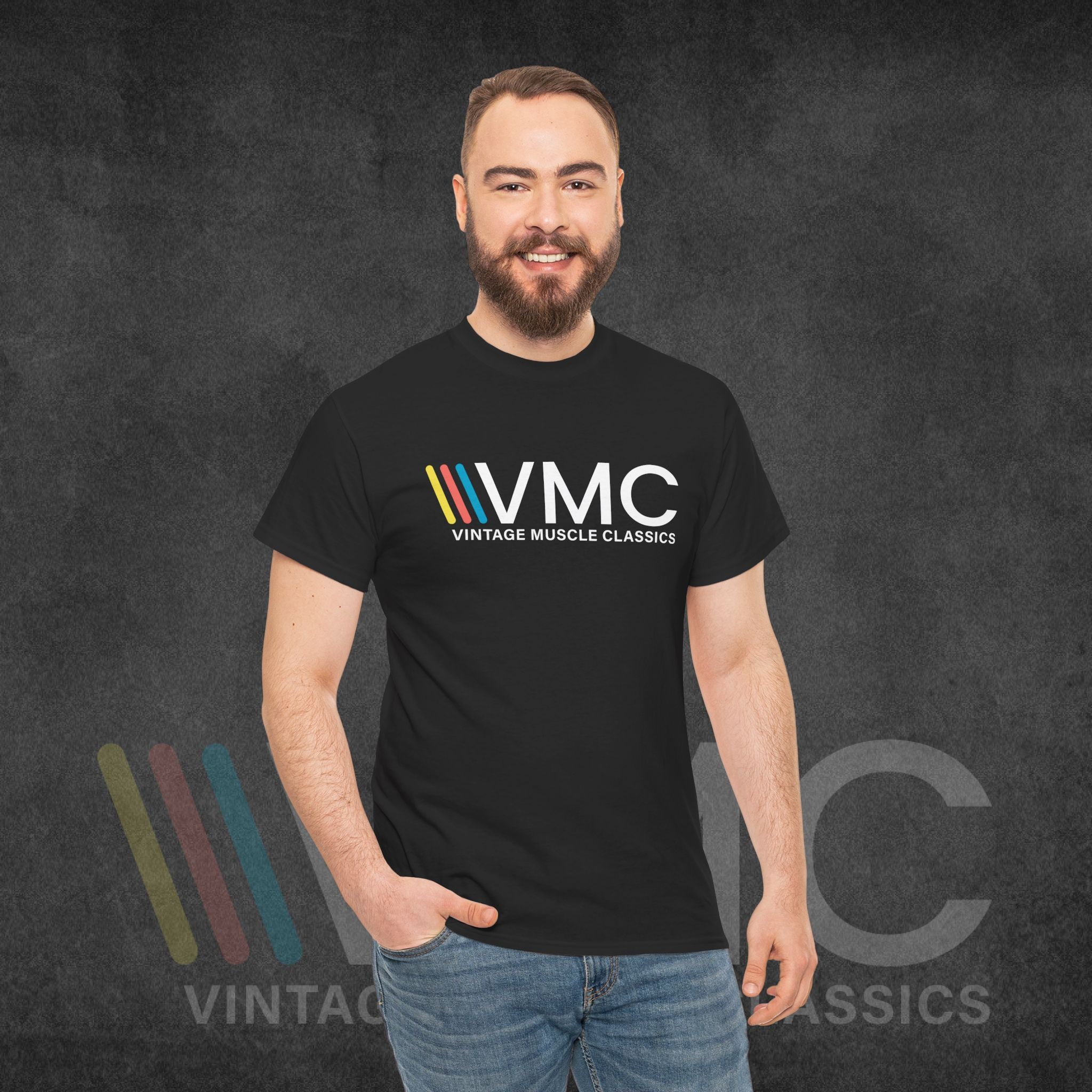 Vintage Muscle Classics - Unisex Heavy Cotton Tee