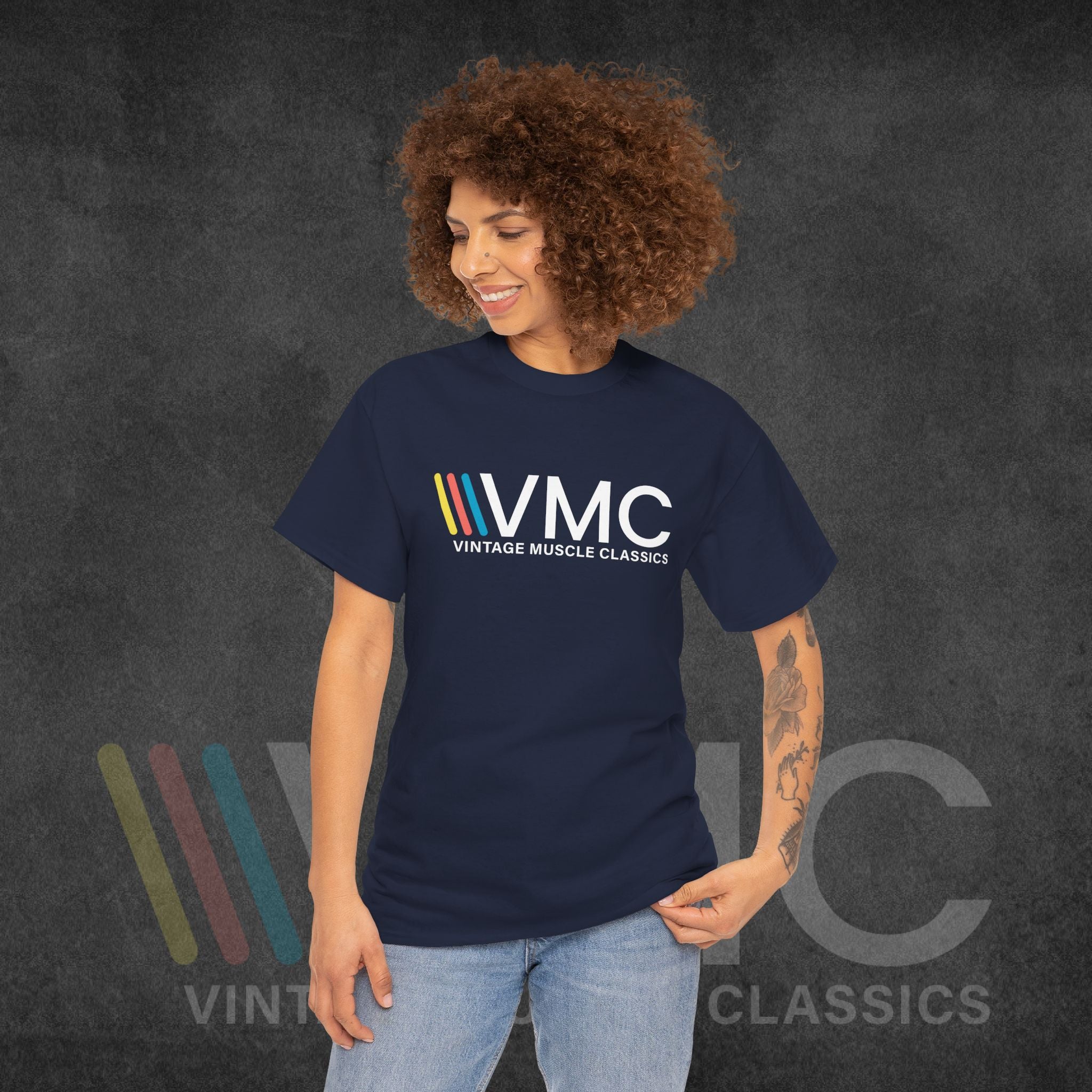 Vintage Muscle Classics - Unisex Heavy Cotton Tee