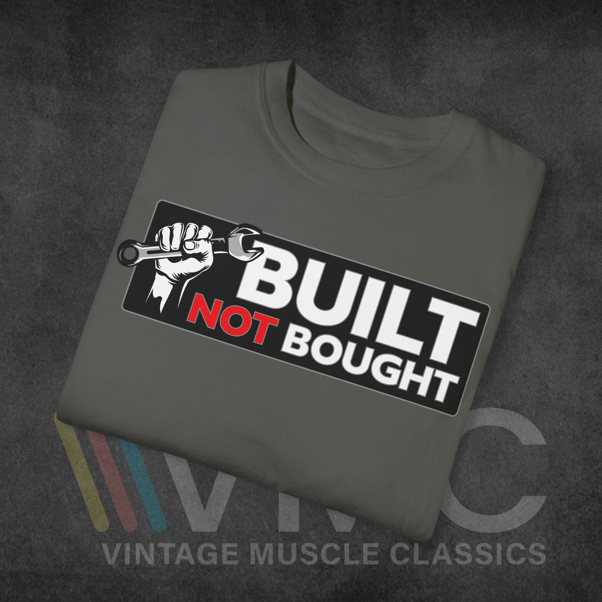 Built not bought - Unisex Garment-Dyed T-shirt