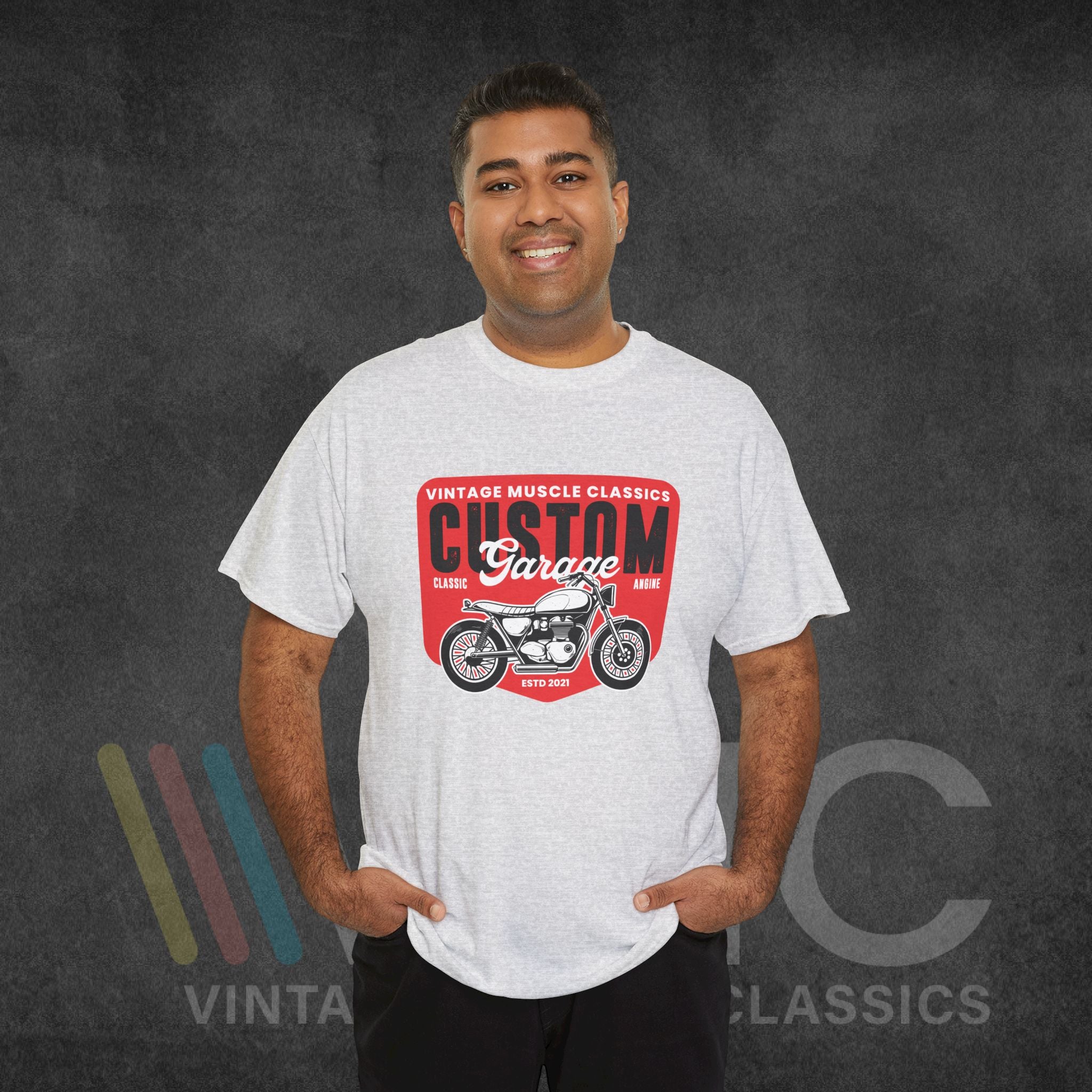 CMV Motorcycle - Unisex Heavy Cotton Tee