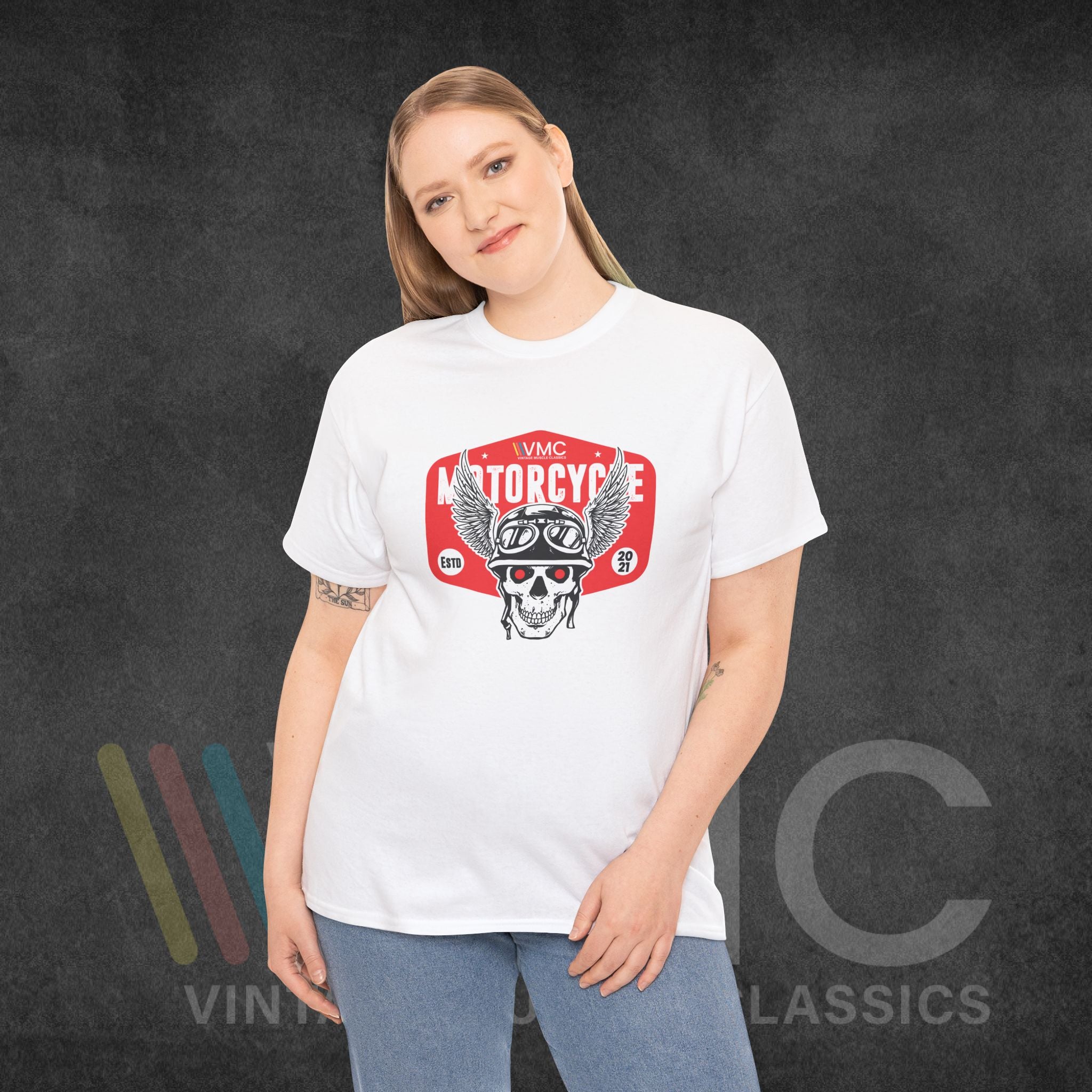 VMC Motorcycle - Unisex Heavy Cotton Tee