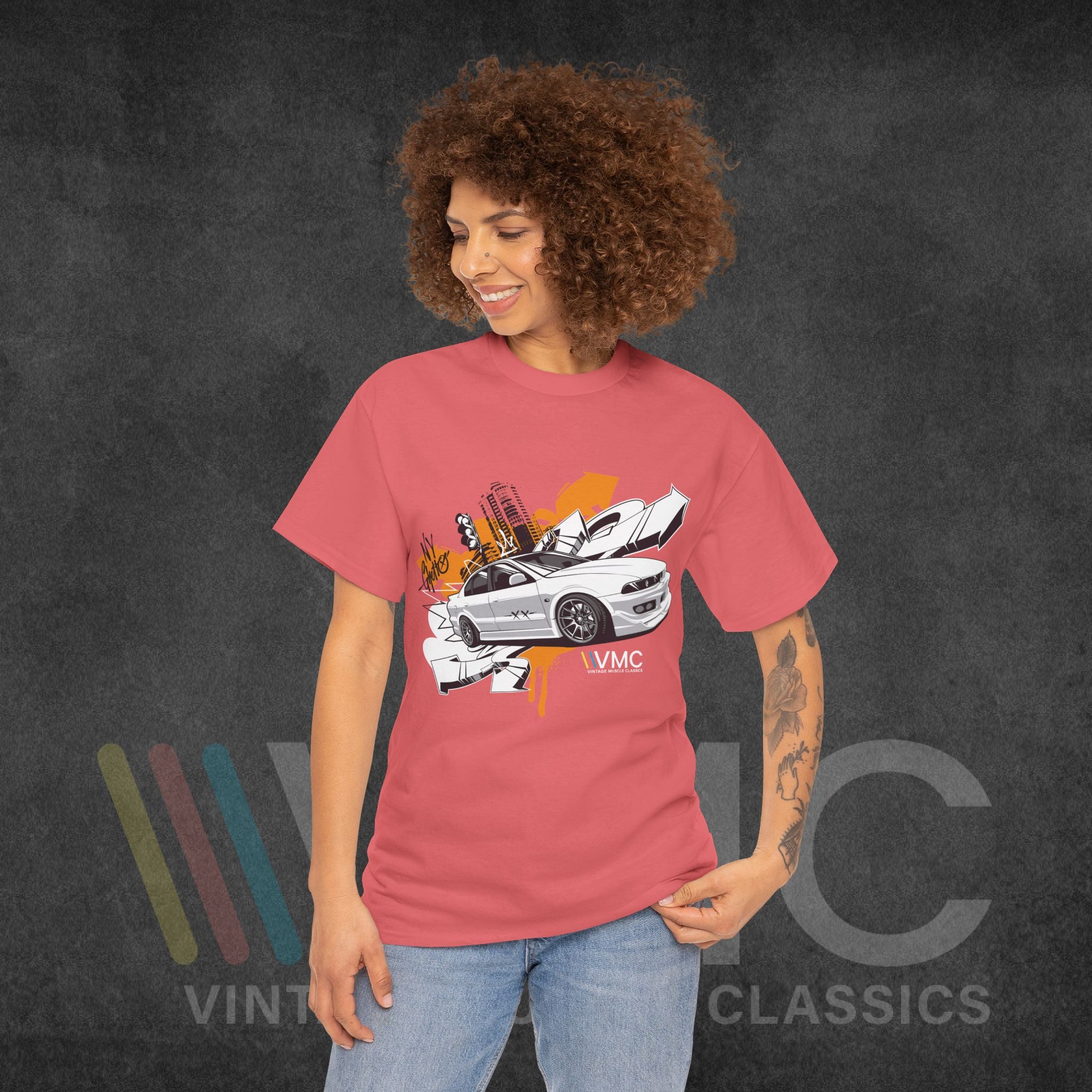 Skyline Drift - Unisex Heavy Cotton Tee