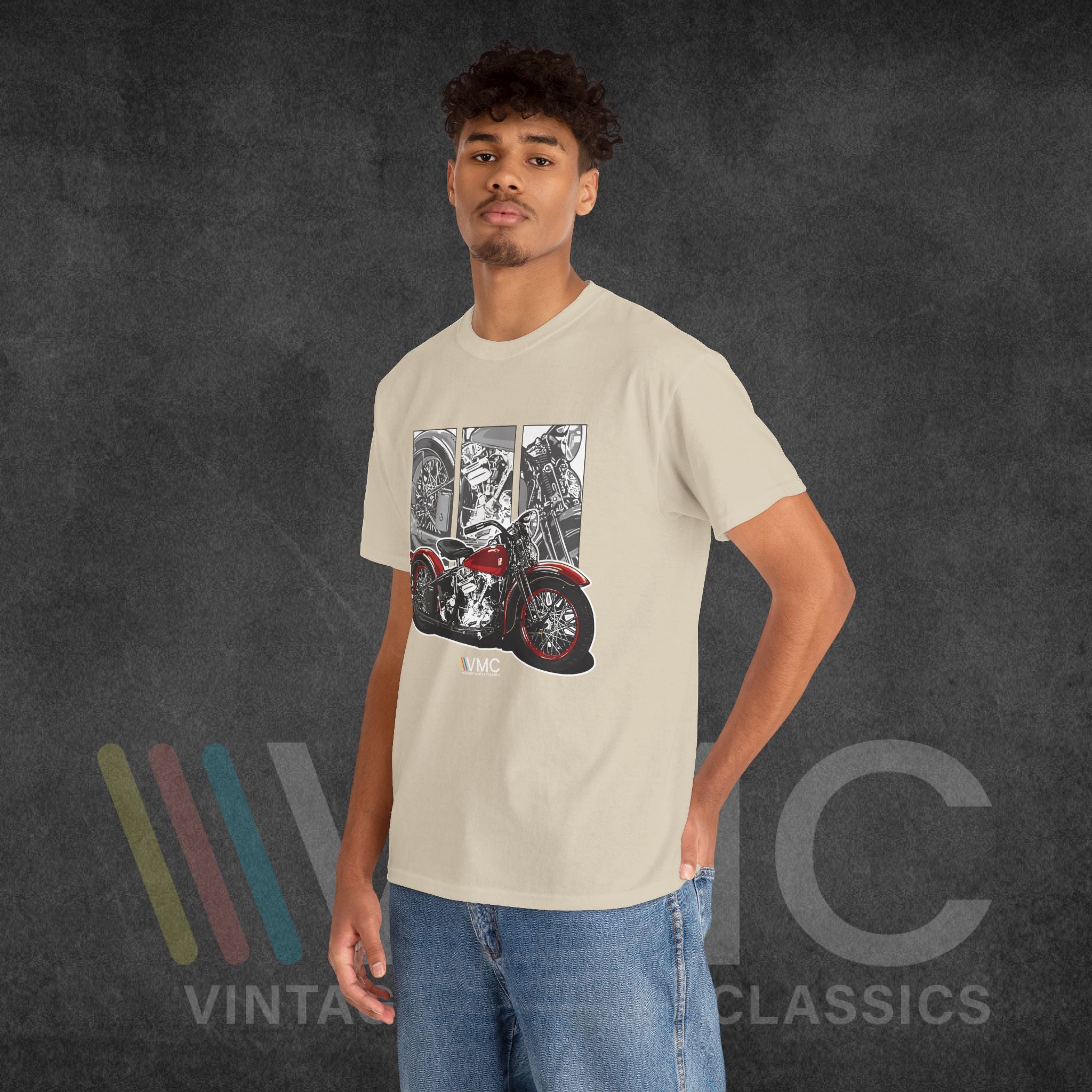 Classic Motorcycle - Unisex Heavy Cotton Tee