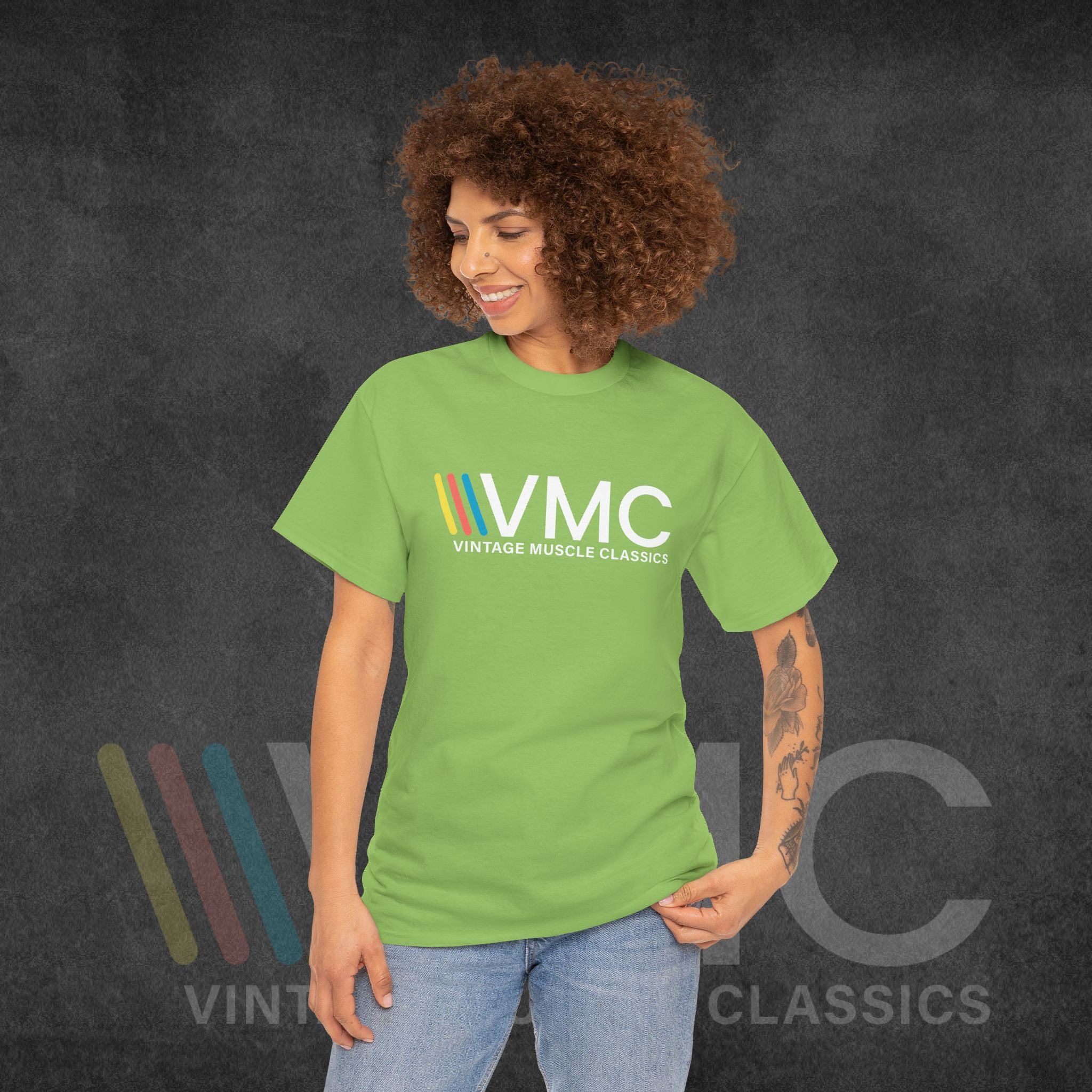 Vintage Muscle Classics - Unisex Heavy Cotton Tee