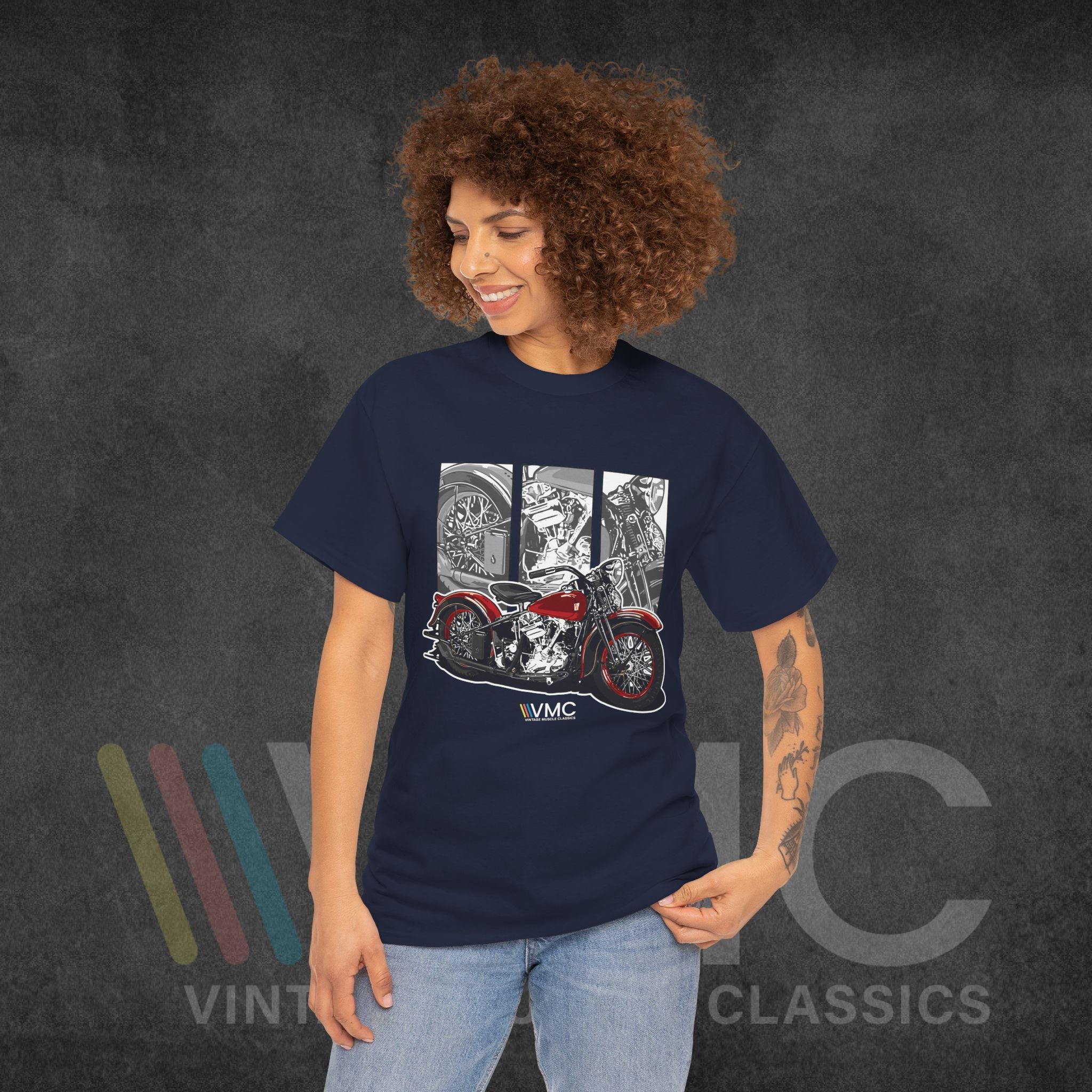 Classic Motorcycle - Unisex Heavy Cotton Tee