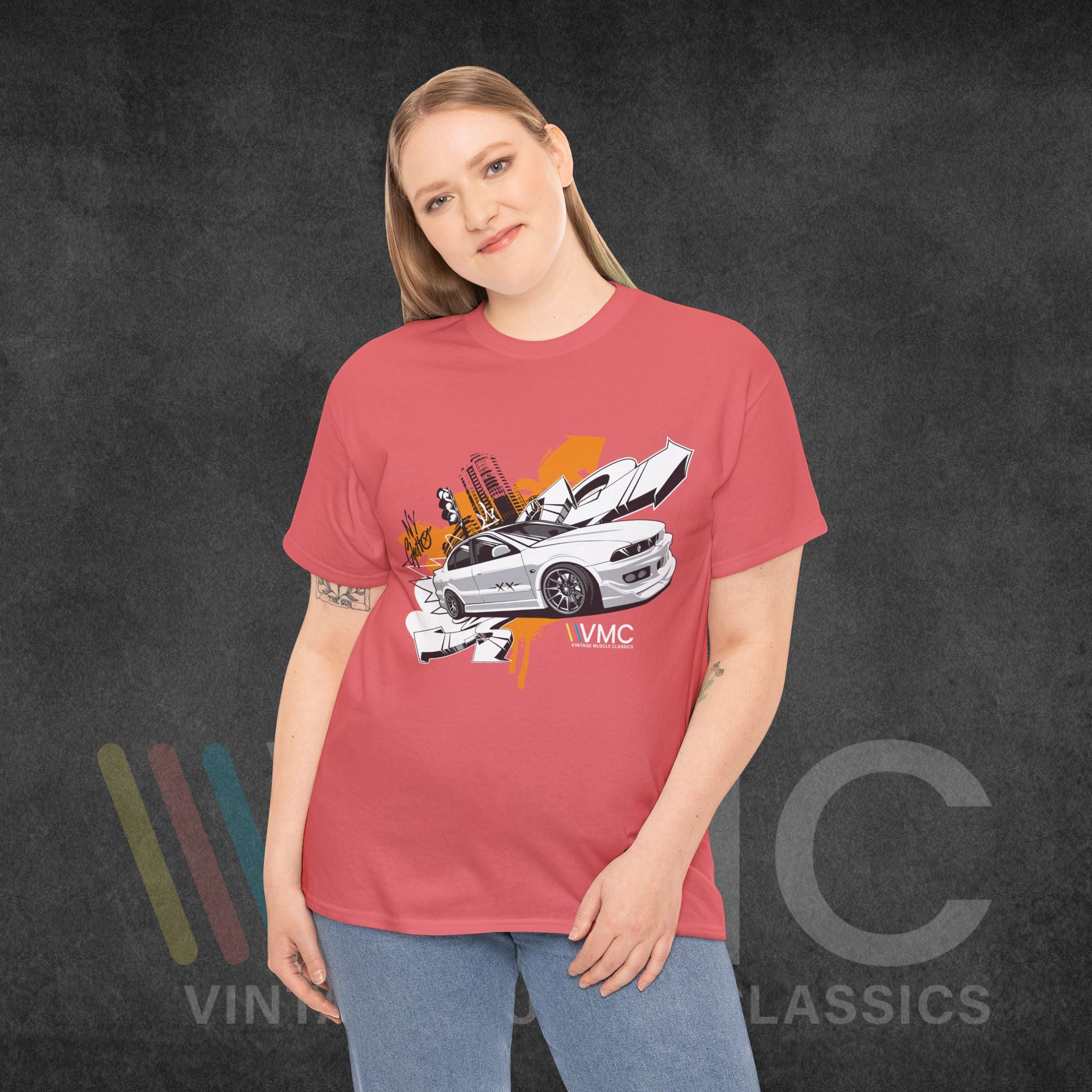 Skyline Drift - Unisex Heavy Cotton Tee