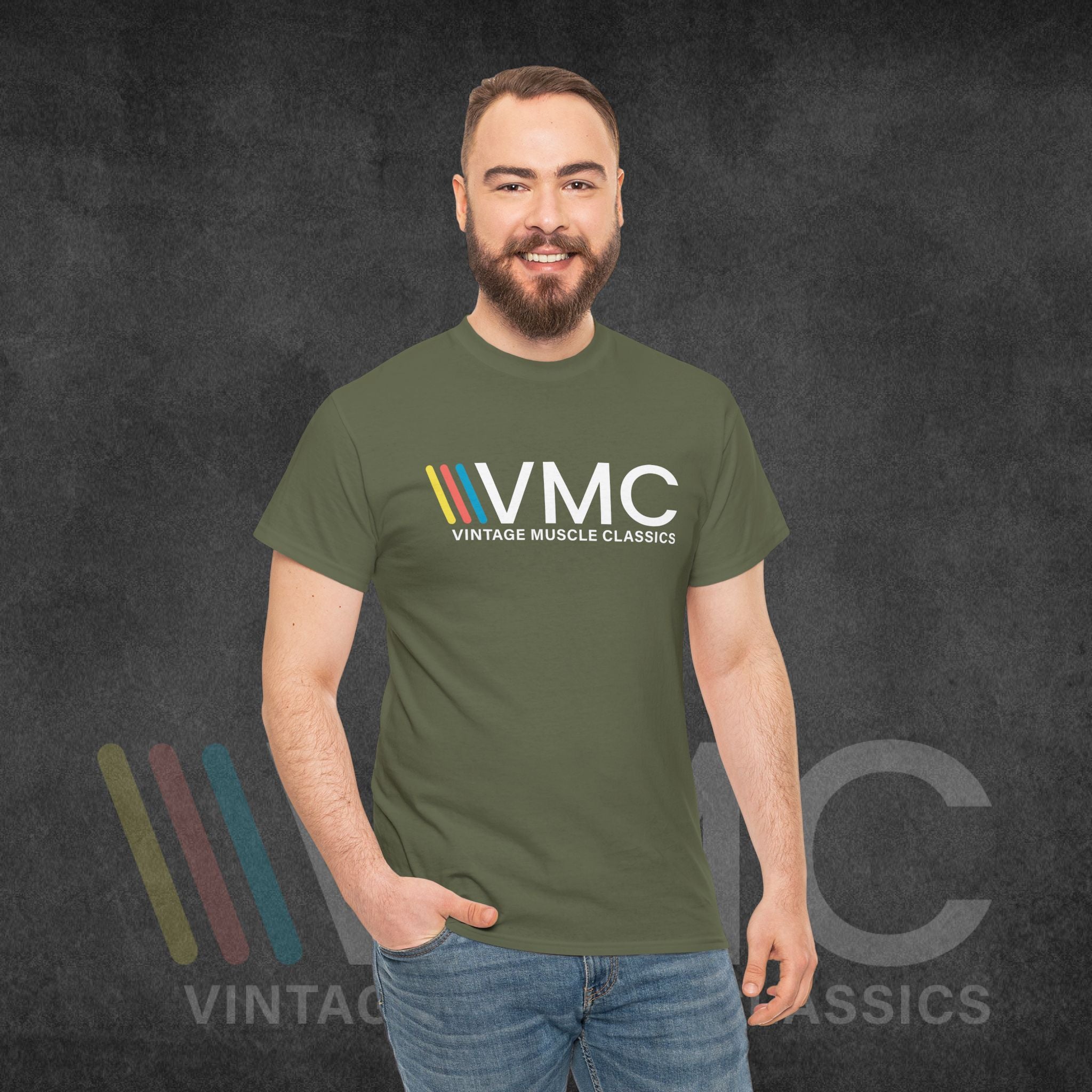 Vintage Muscle Classics - Unisex Heavy Cotton Tee