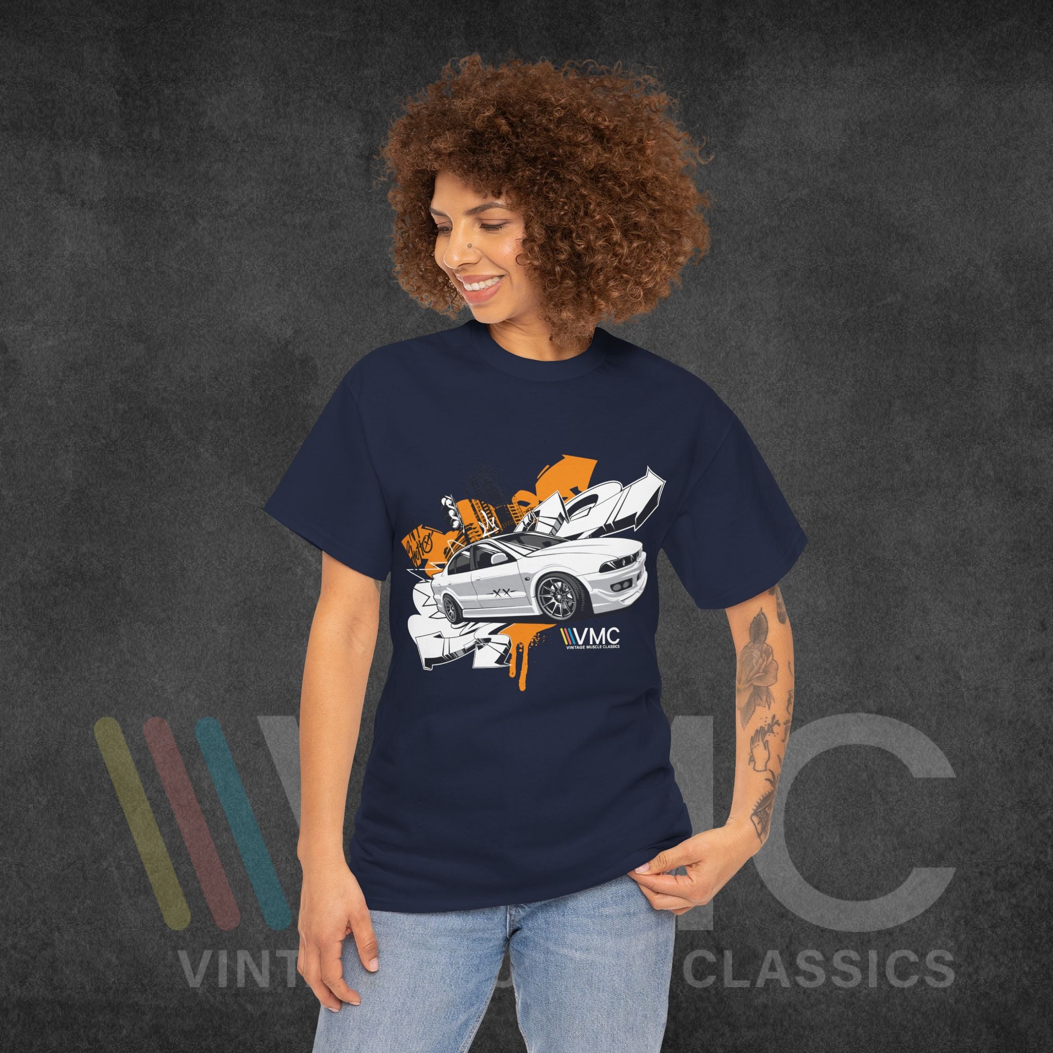 Skyline Drift - Unisex Heavy Cotton Tee