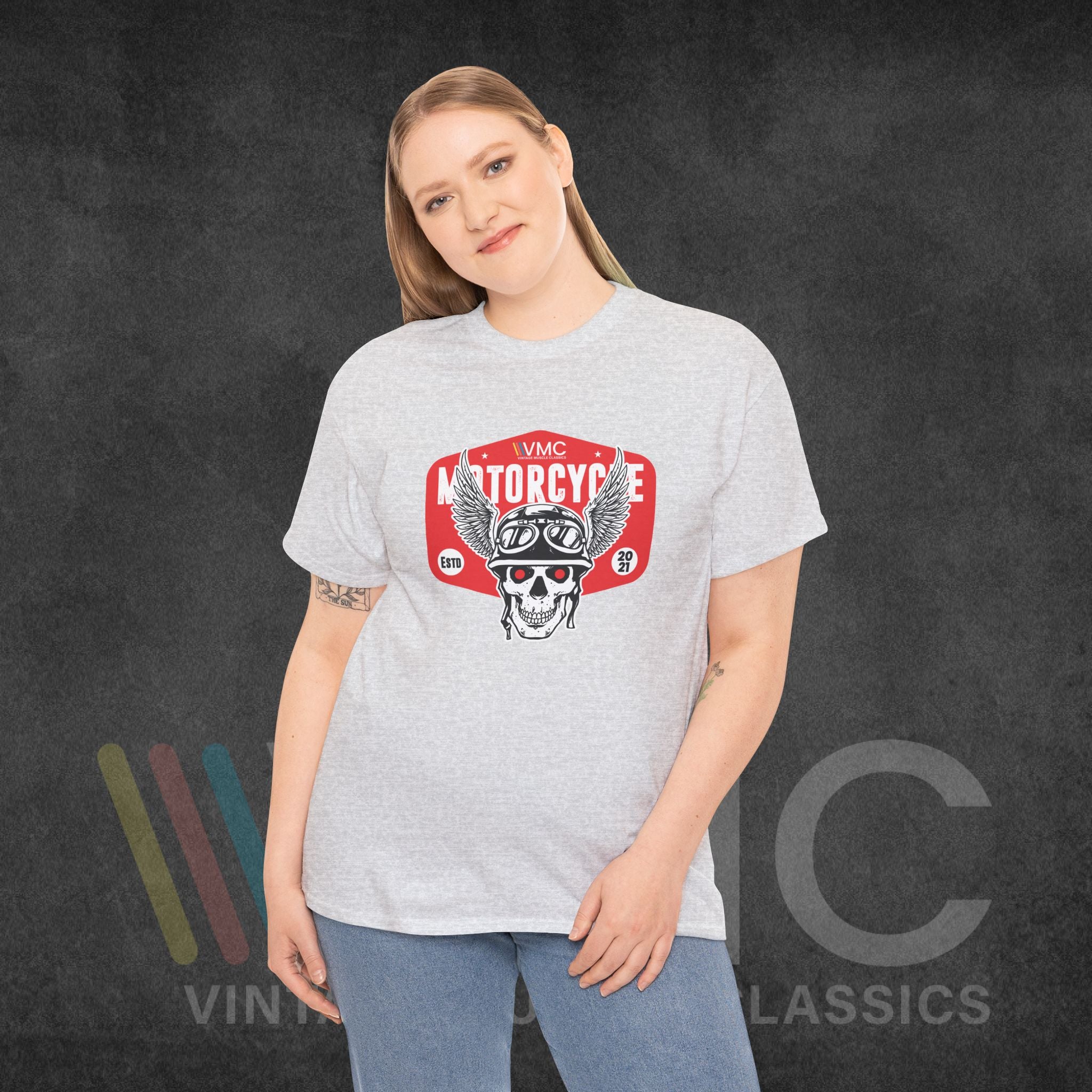 VMC Motorcycle - Unisex Heavy Cotton Tee