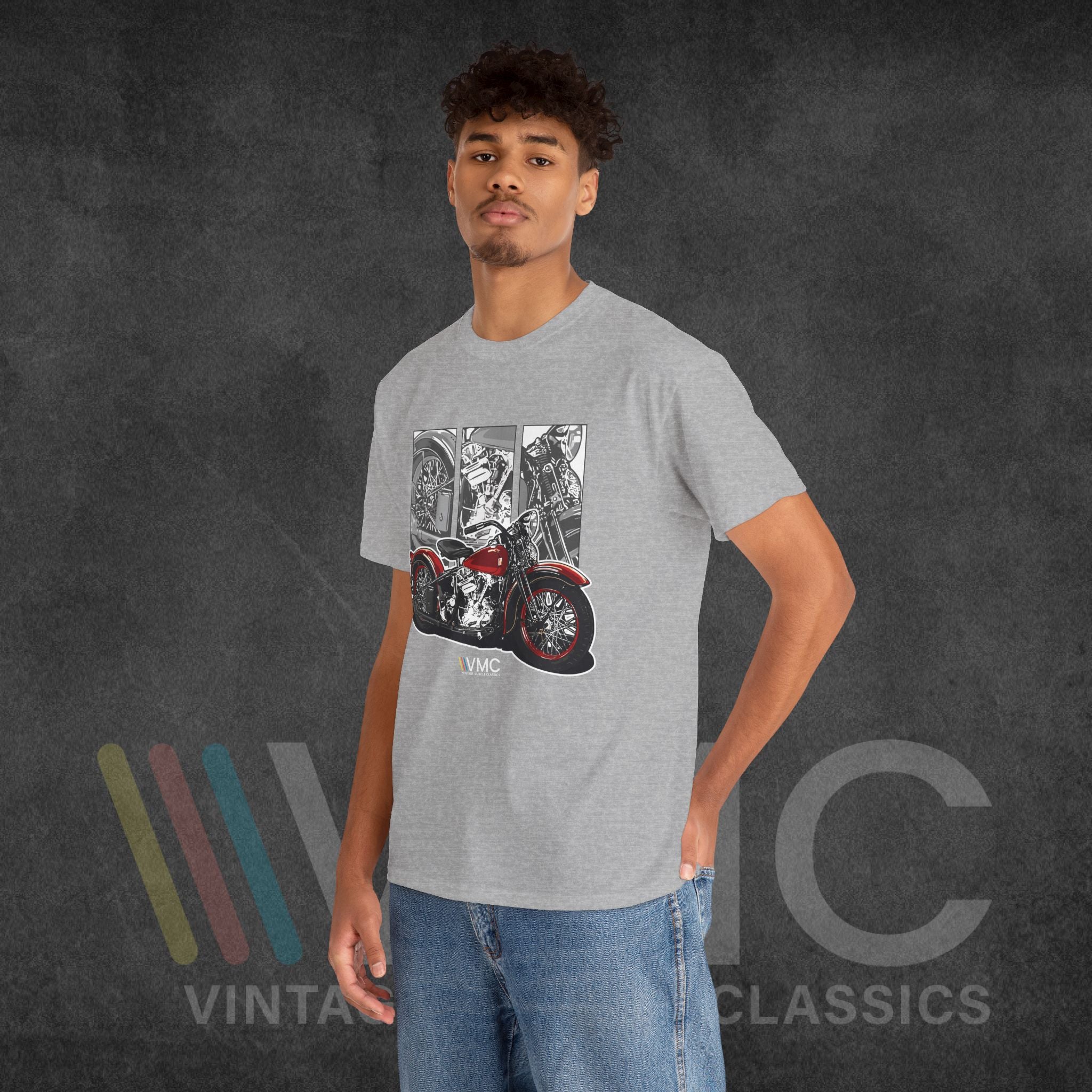 Classic Motorcycle - Unisex Heavy Cotton Tee