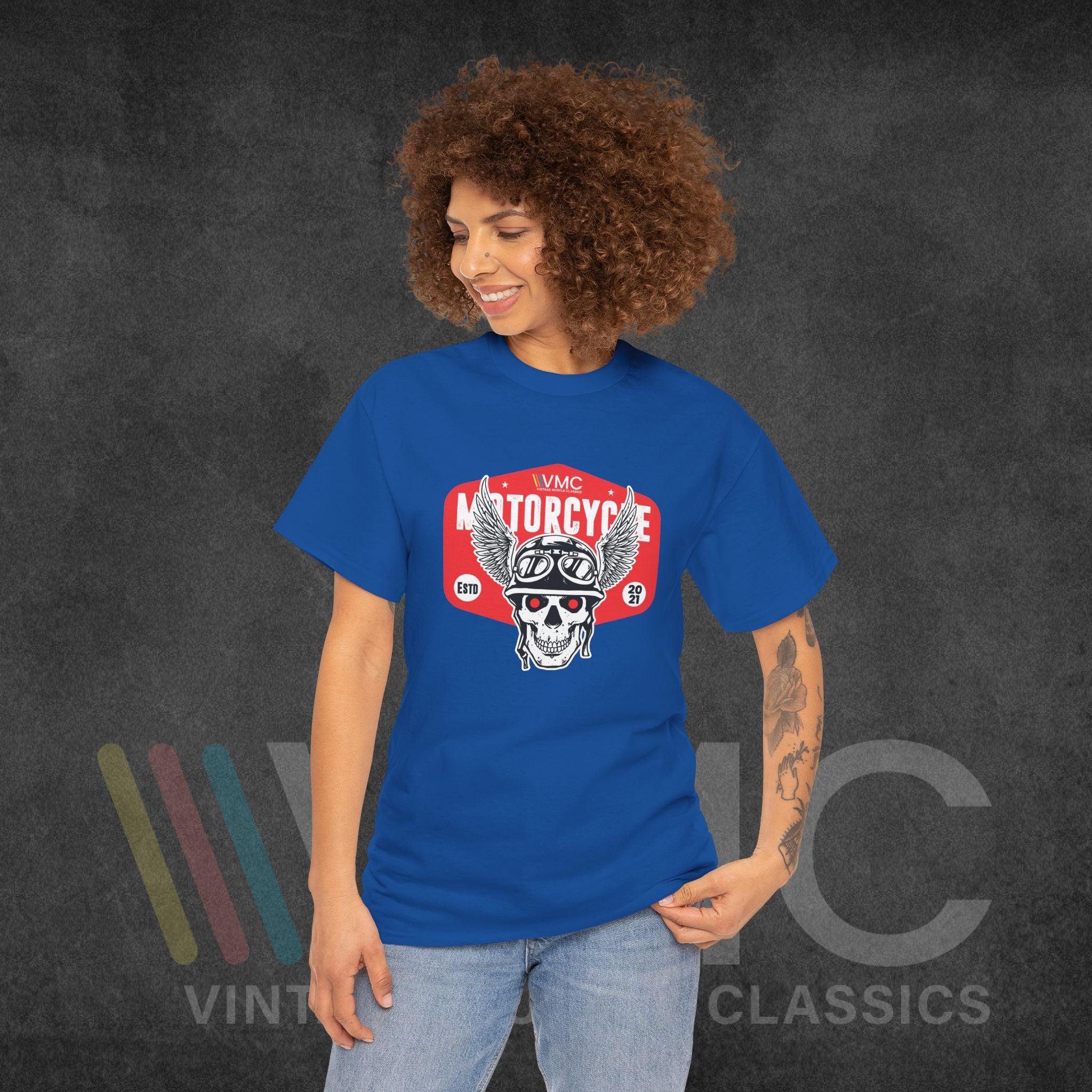 VMC Motorcycle - Unisex Heavy Cotton Tee