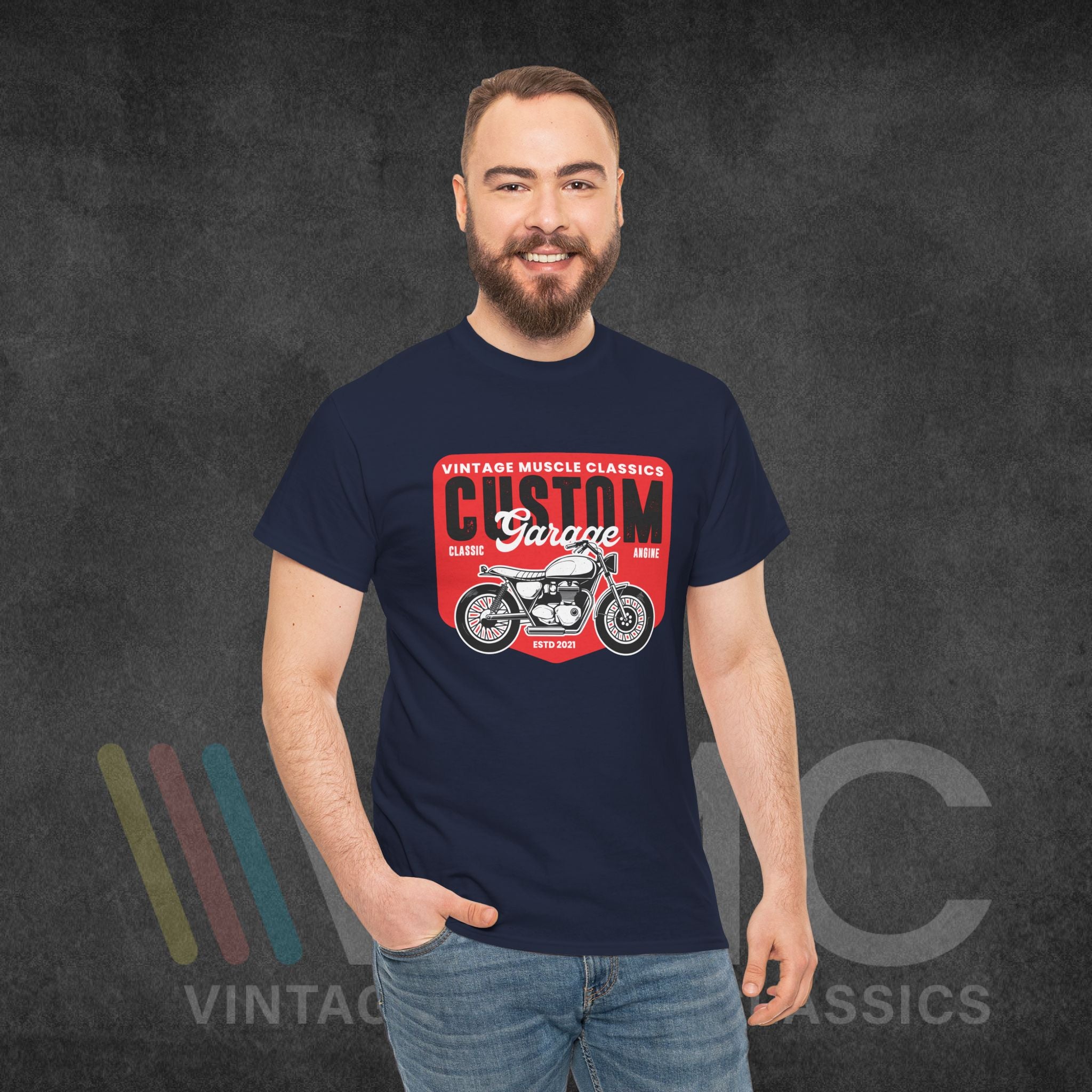 CMV Motorcycle - Unisex Heavy Cotton Tee