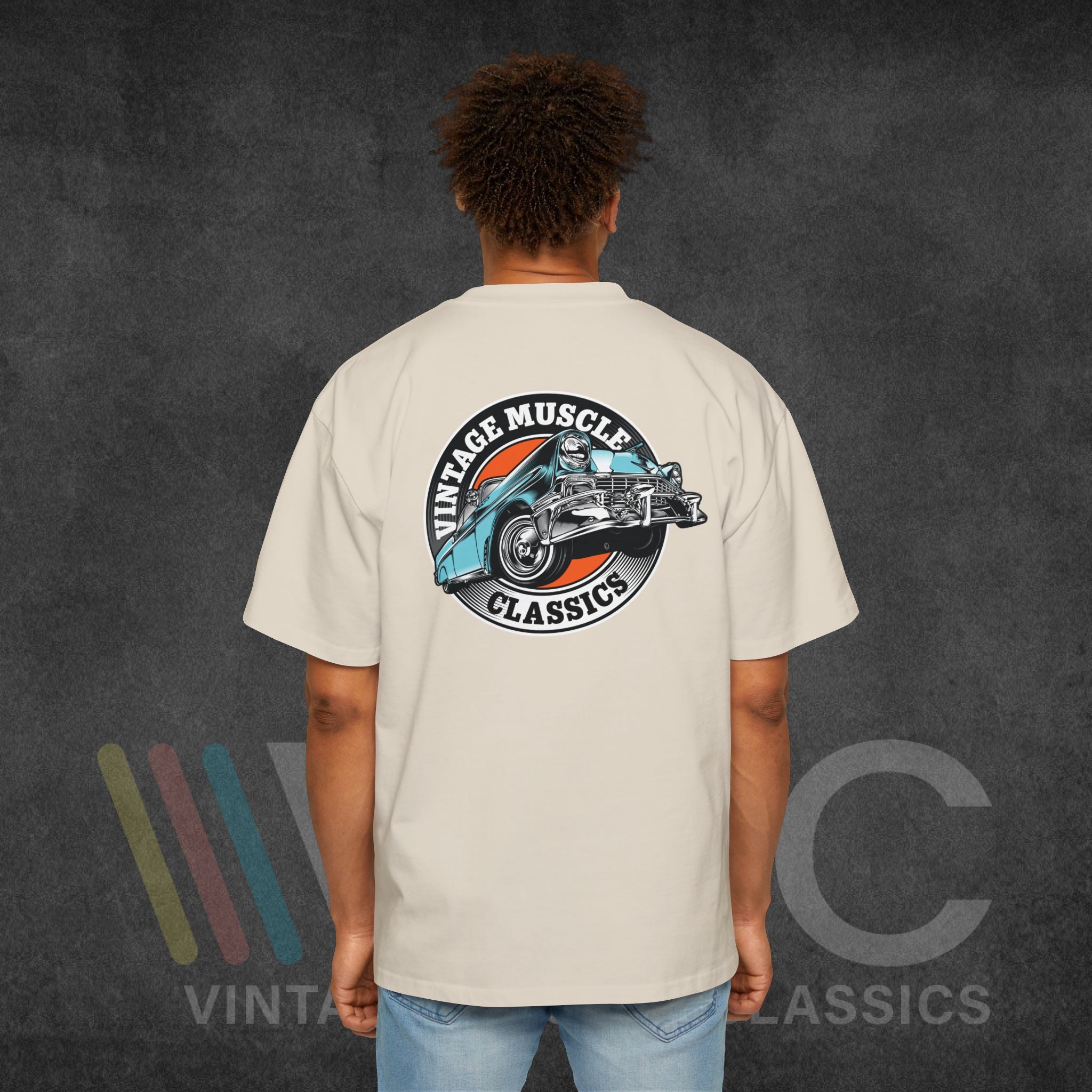 Vintage Muscle Classics - Men's Heavy Oversized Tee