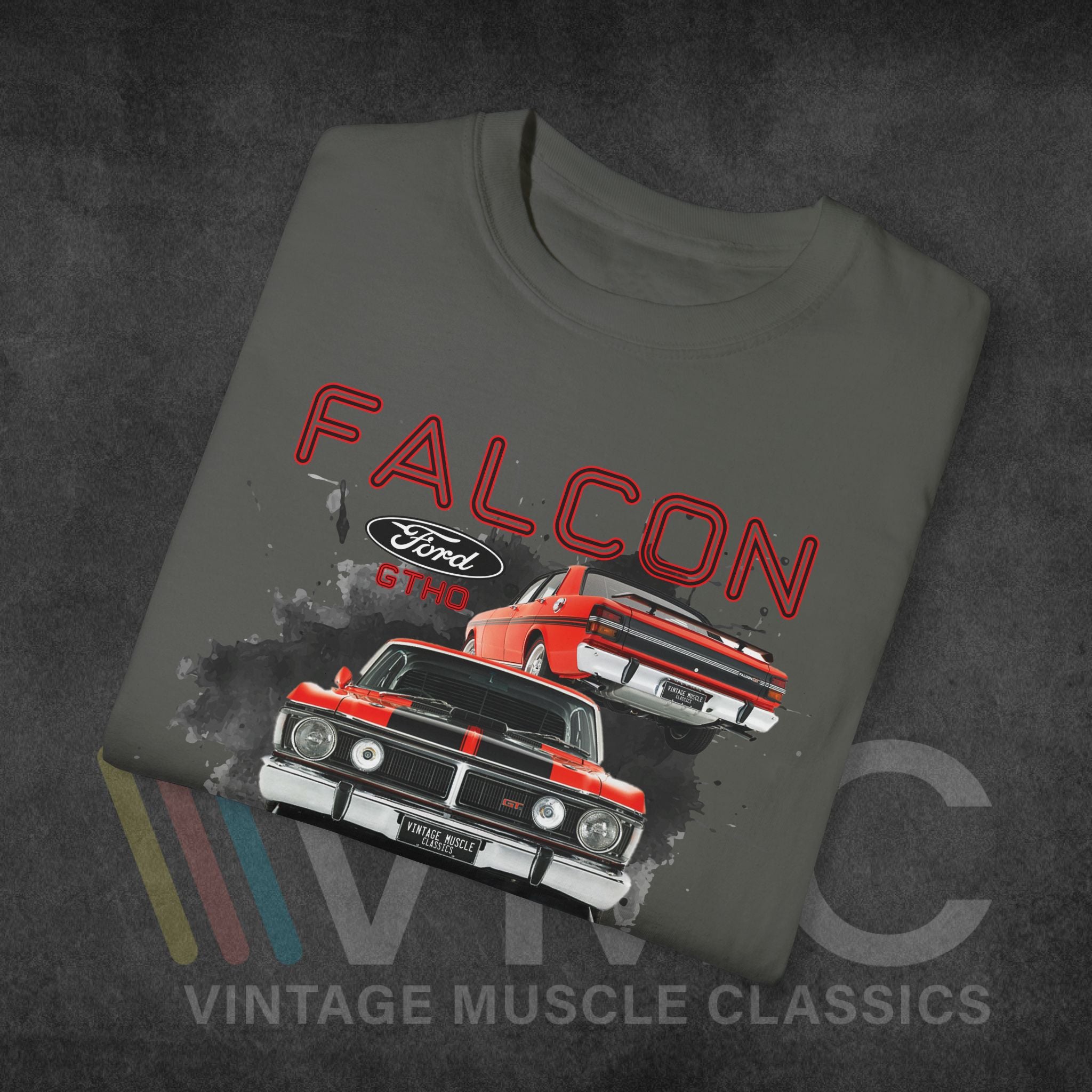 FALCON XY - Unisex Garment-Dyed T-shirt