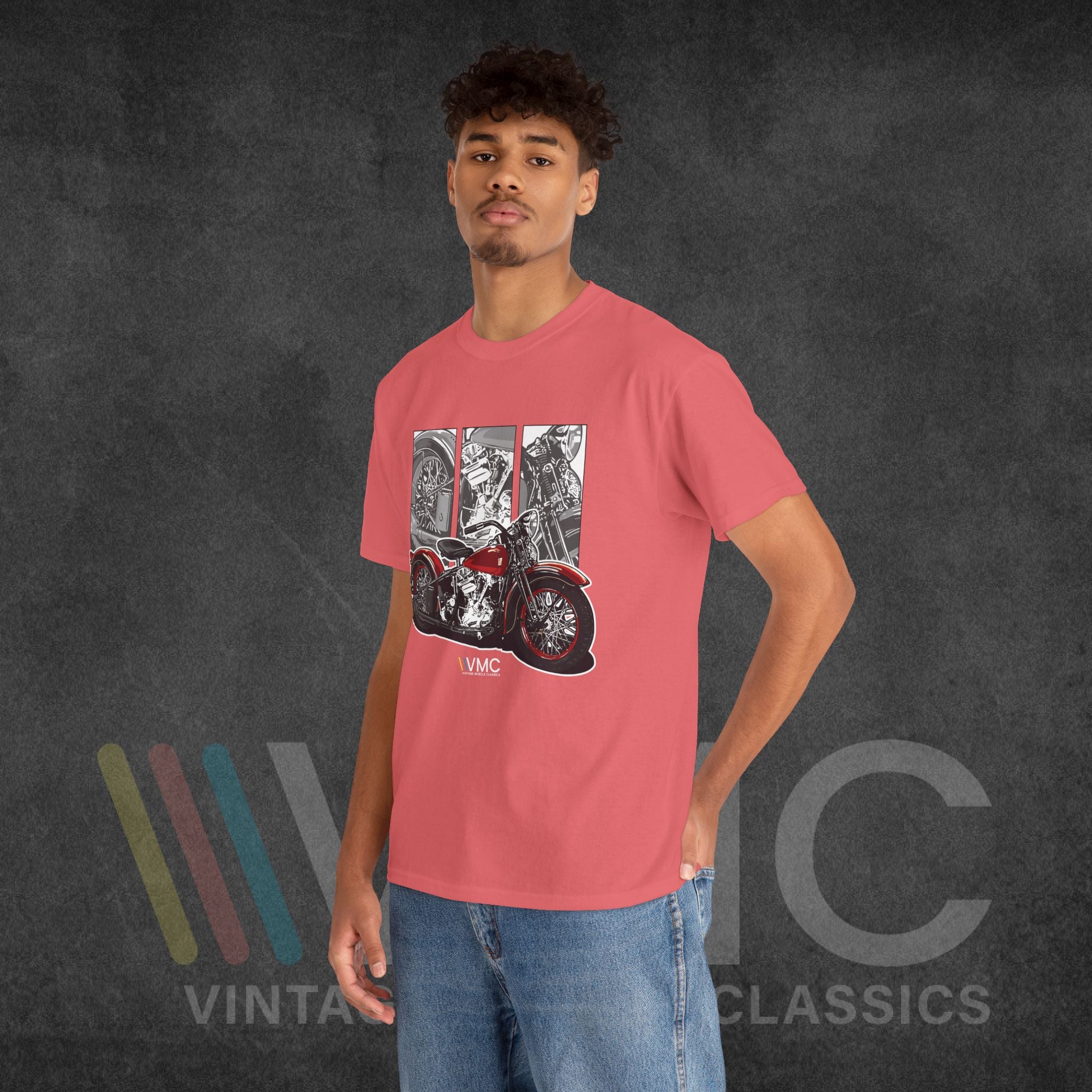 Classic Motorcycle - Unisex Heavy Cotton Tee