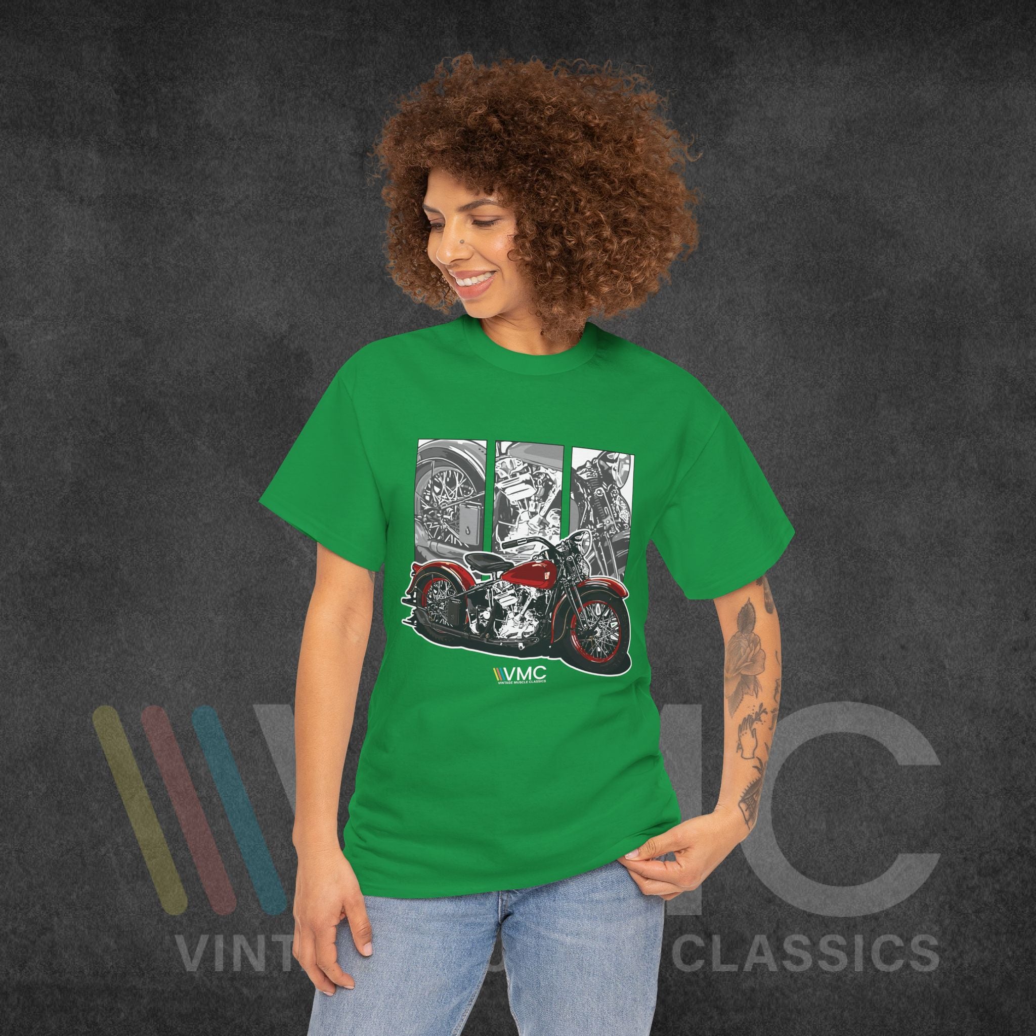 Classic Motorcycle - Unisex Heavy Cotton Tee