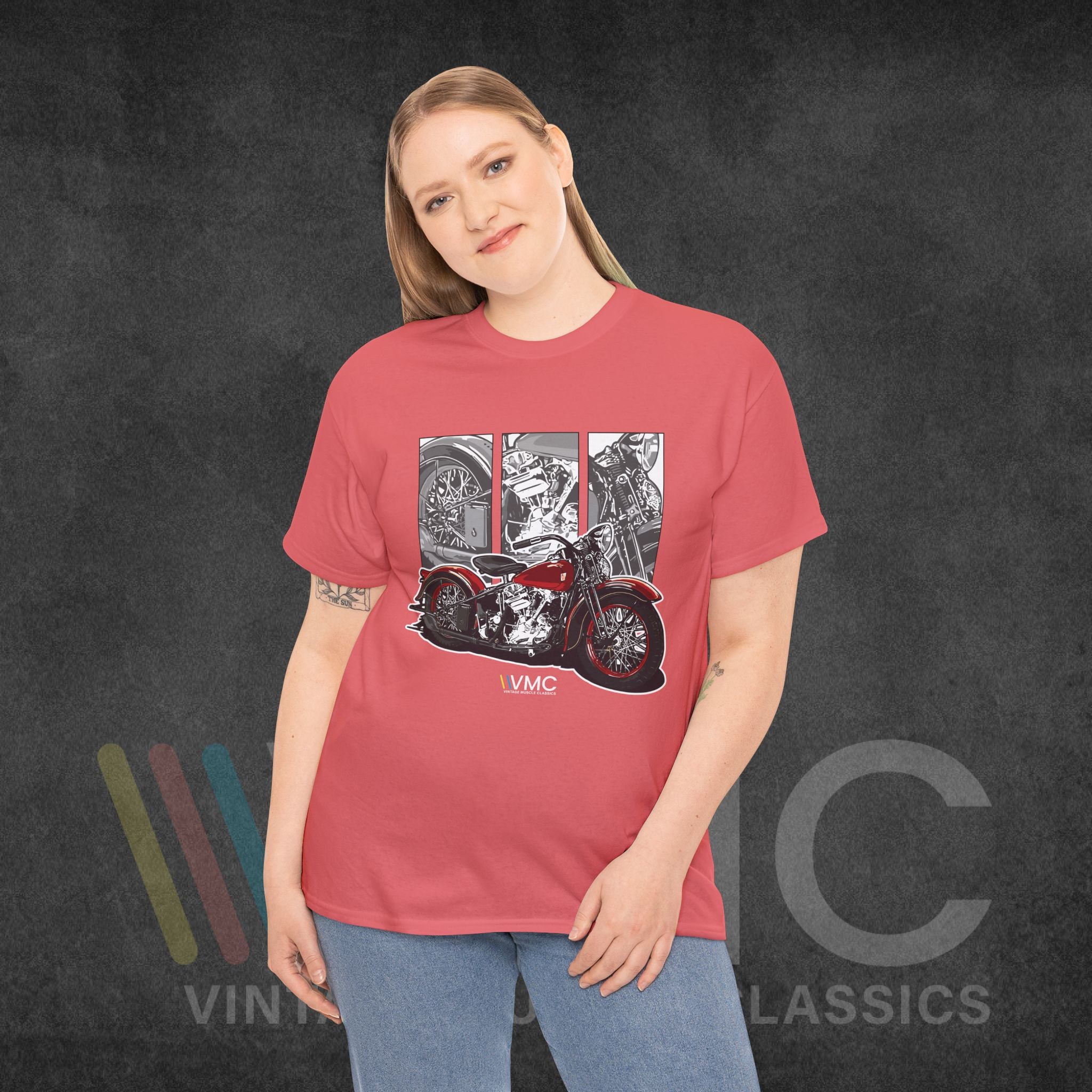 Classic Motorcycle - Unisex Heavy Cotton Tee