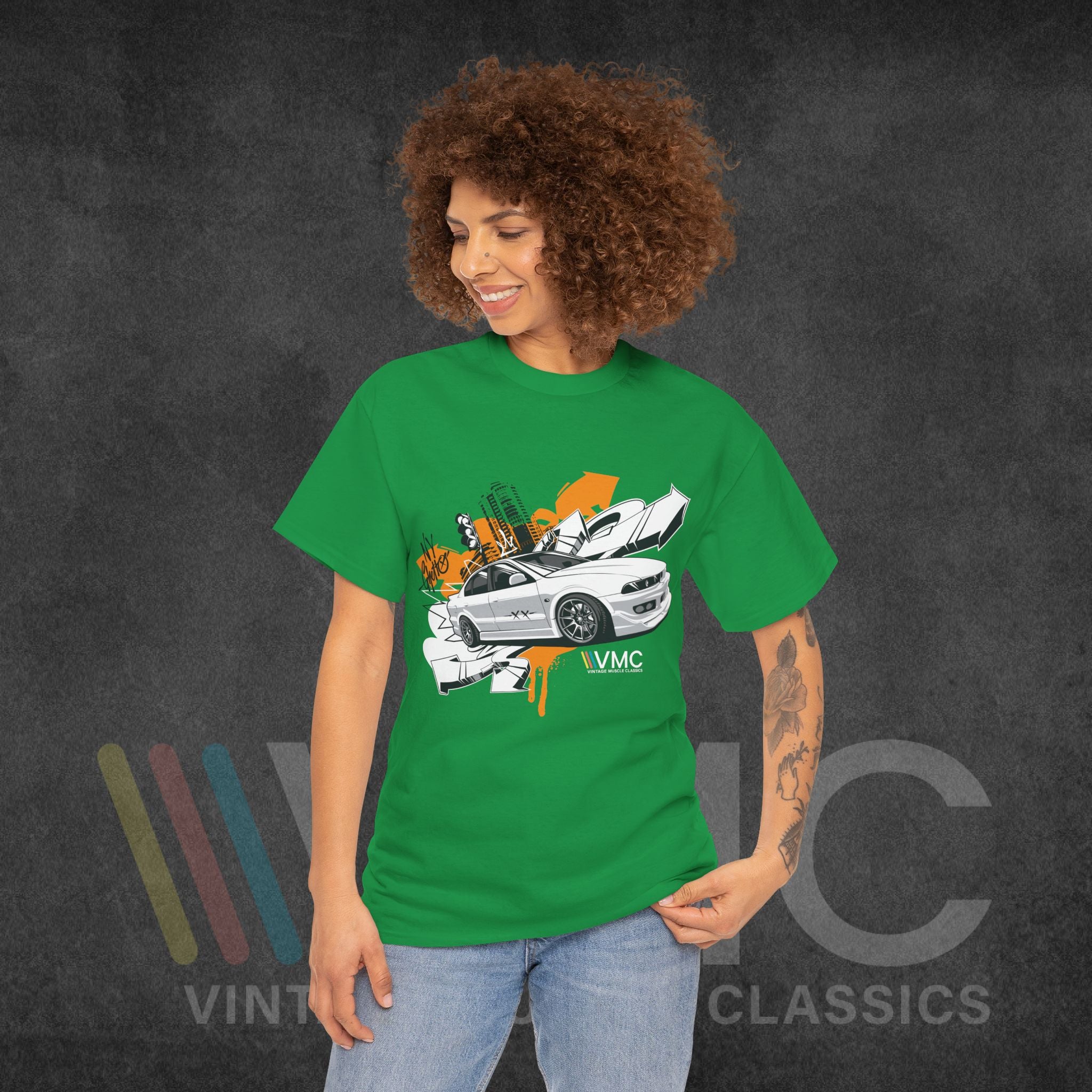 Skyline Drift - Unisex Heavy Cotton Tee