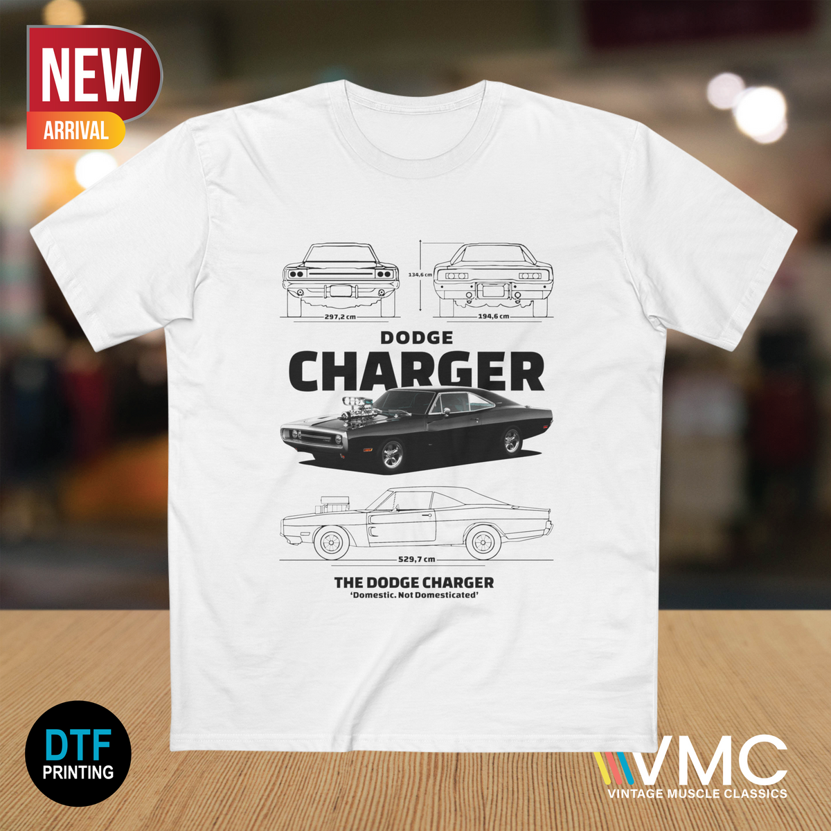 Dodge Charger (AS Colour 500) T-Shirt