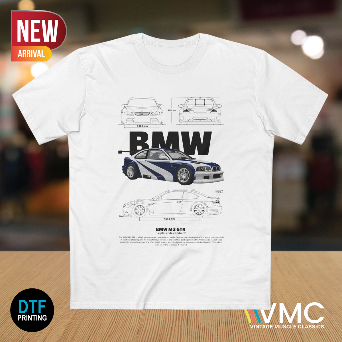 BMW M3 GTR (AS Colour 500) T-Shirt