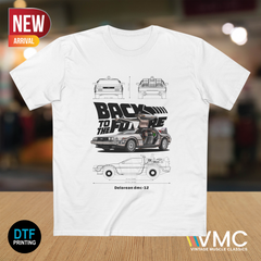 Delorean Back to the Future (AS Colour 500) T-Shirt