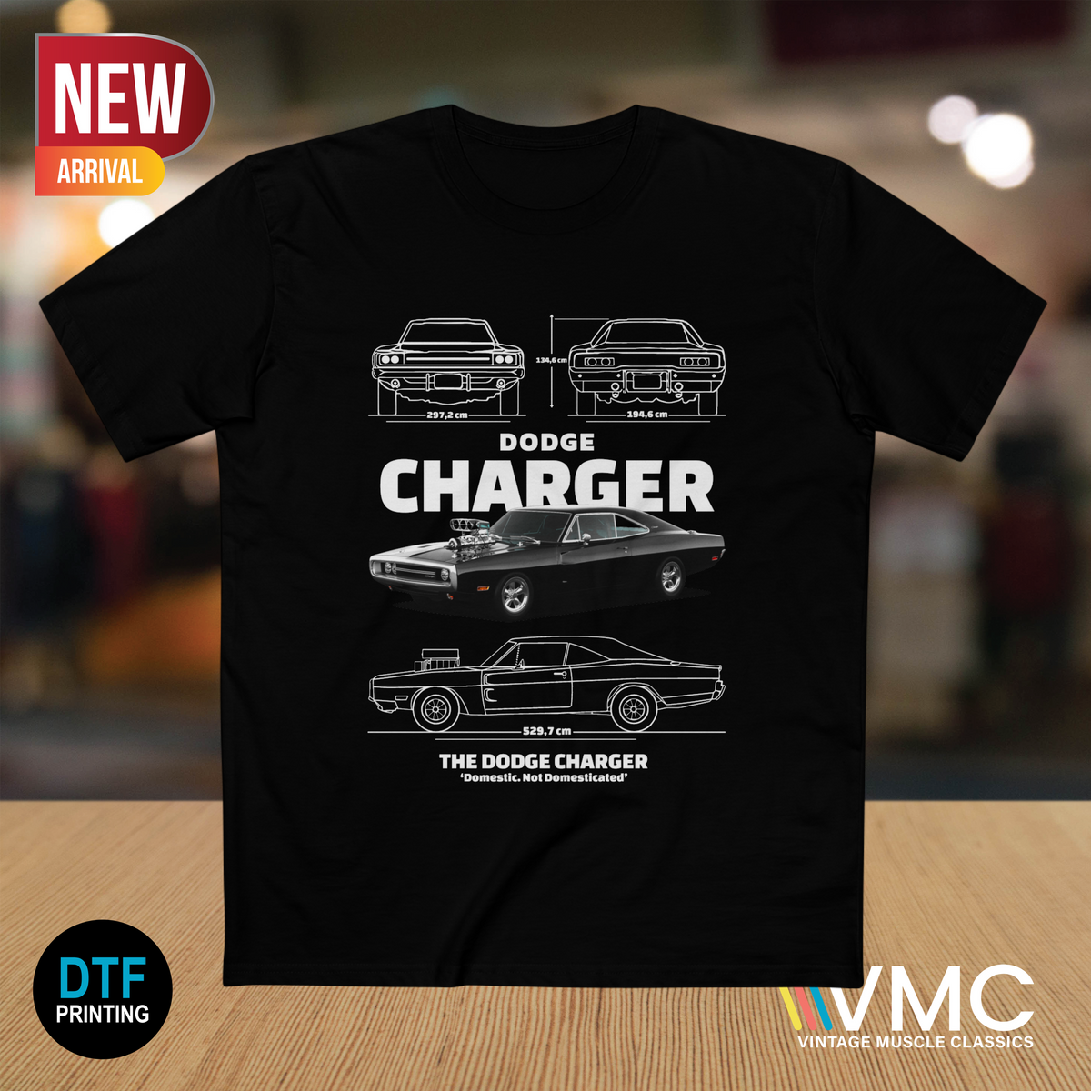 Dodge Charger (AS Colour 500) T-Shirt