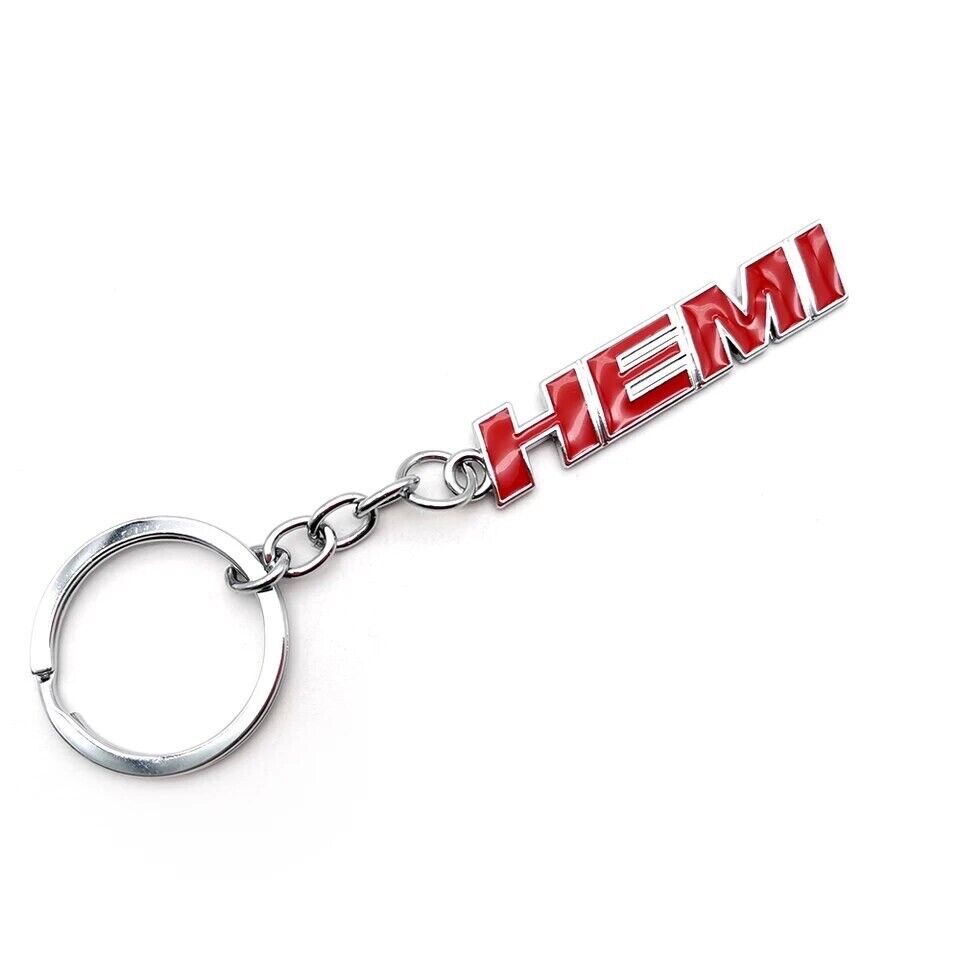 HEMI Key Ring (Red & Silver)