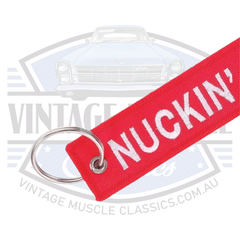 Nuckin Futs - Embroided Key Ring Key Chain